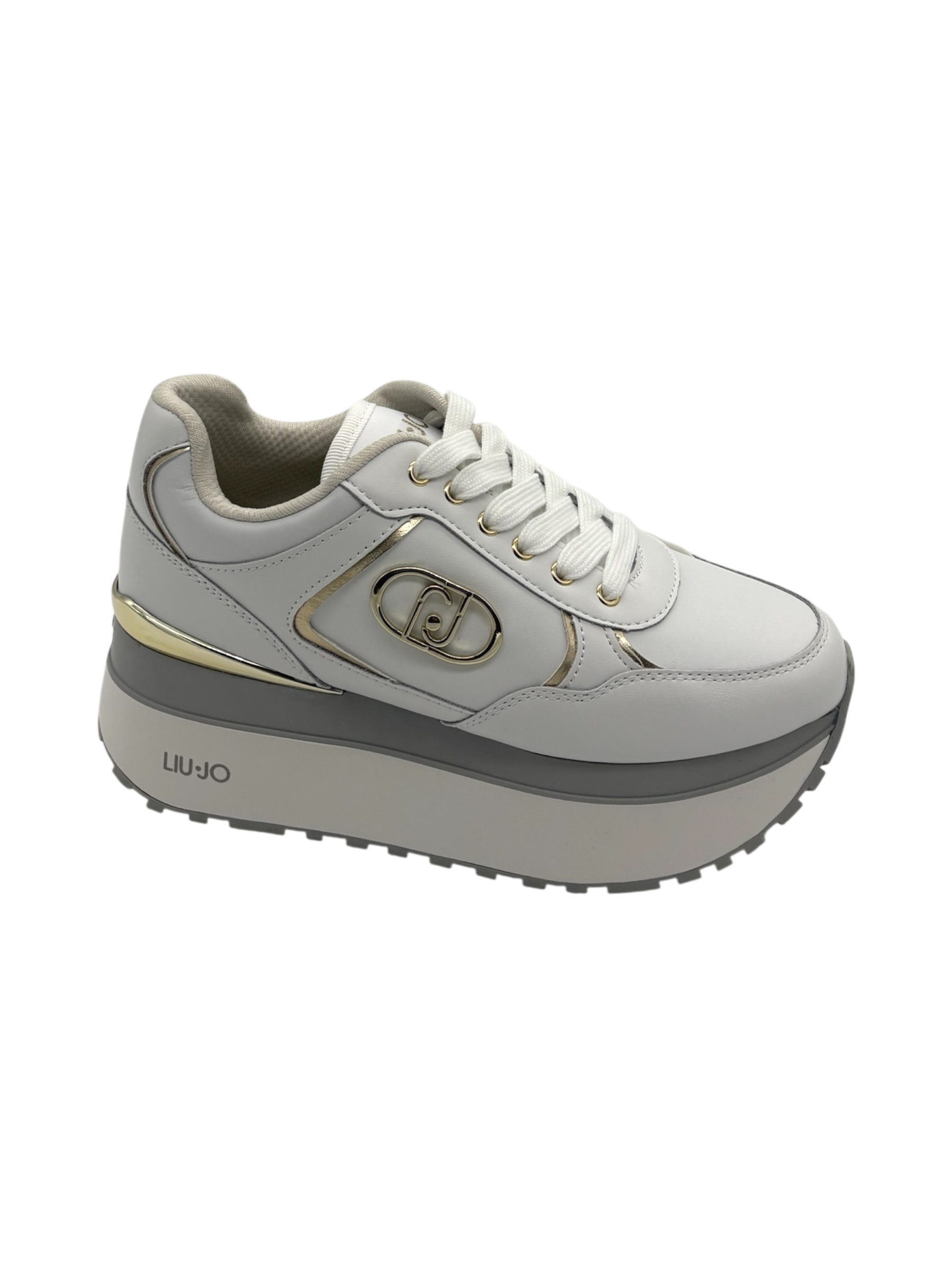 Sneakers pelle LIUJO White  - Maxi Wonder plus 01 -