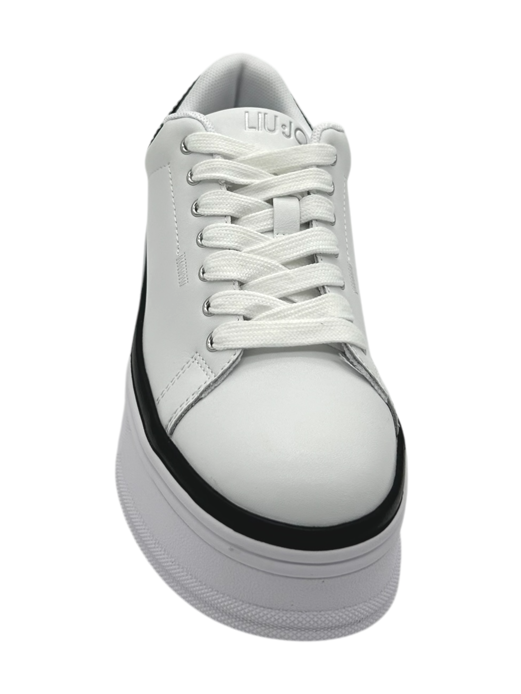 Sneakers pelle LIUJO White Black  - Selma 16 -