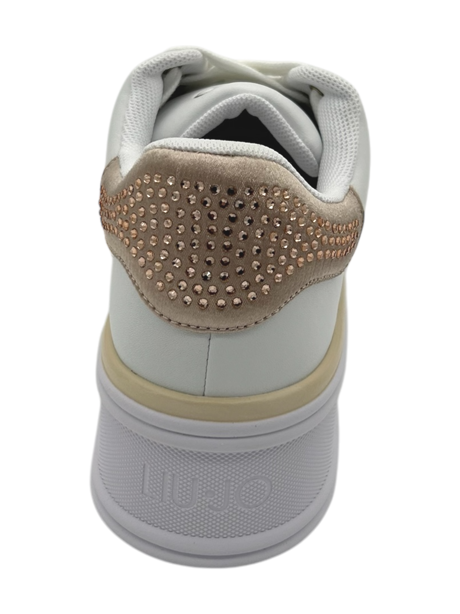 Sneakers pelle LIUJO White Cipria  - Selma 16 -