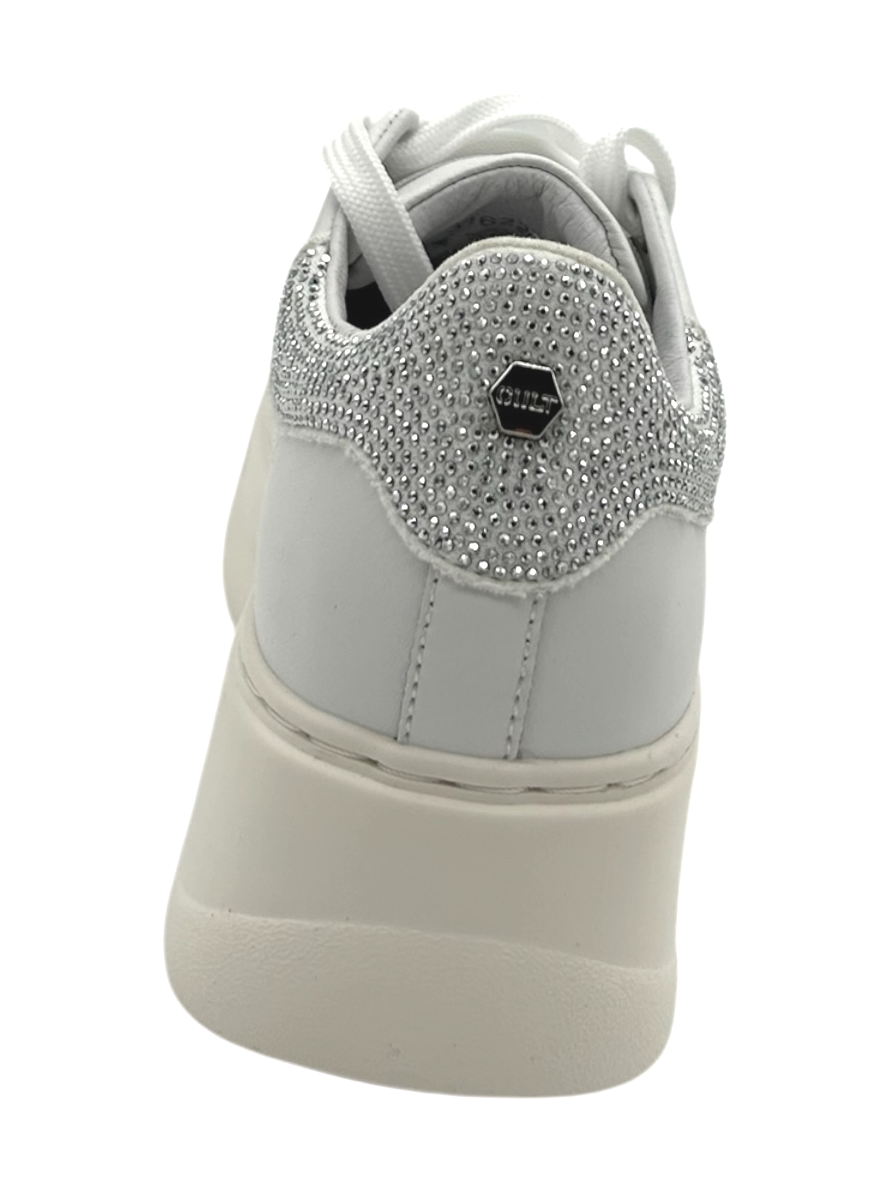 Sneakers pelle donna CULT White - Perry 3162 -