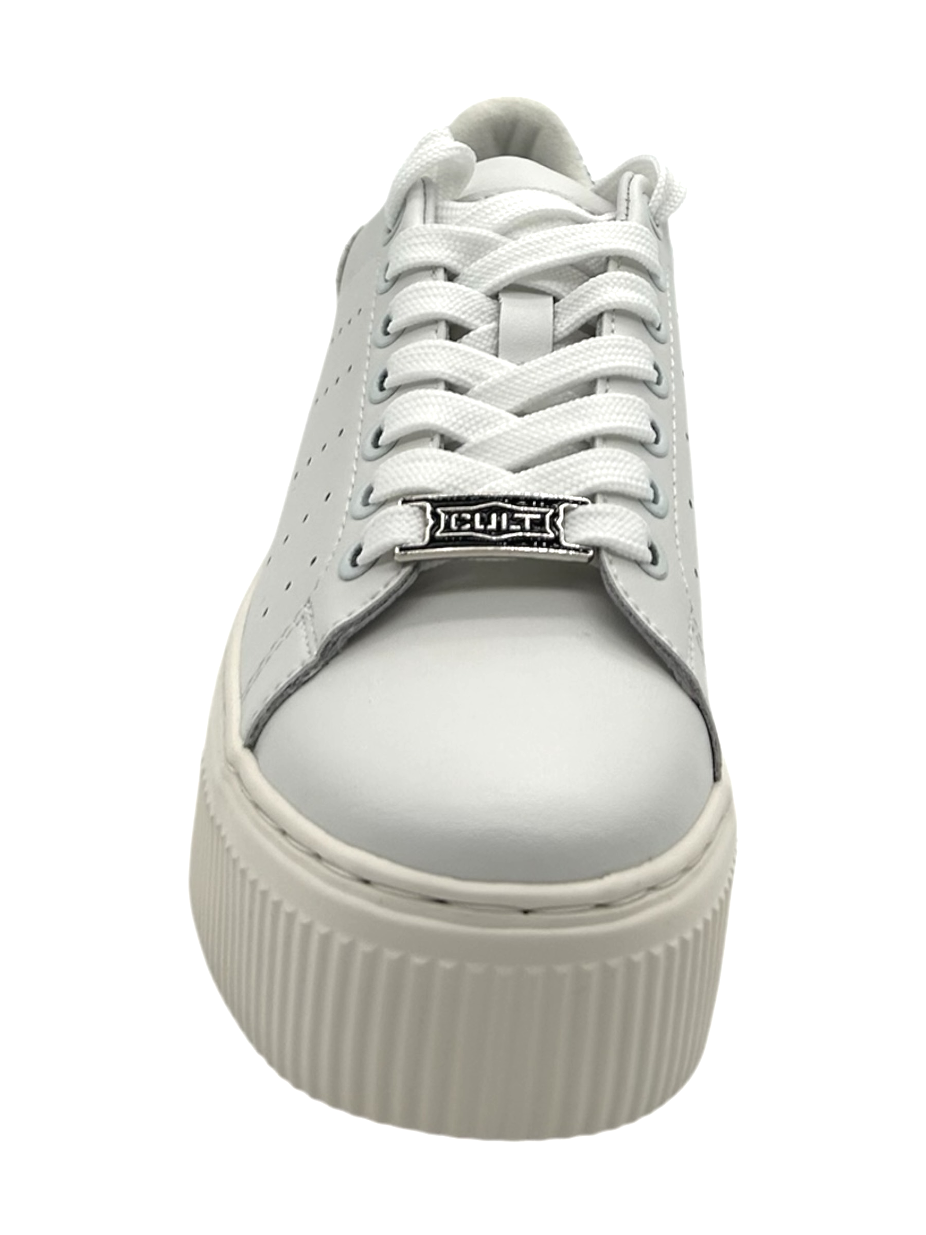 Sneakers pelle donna CULT White - Perry 3162 -