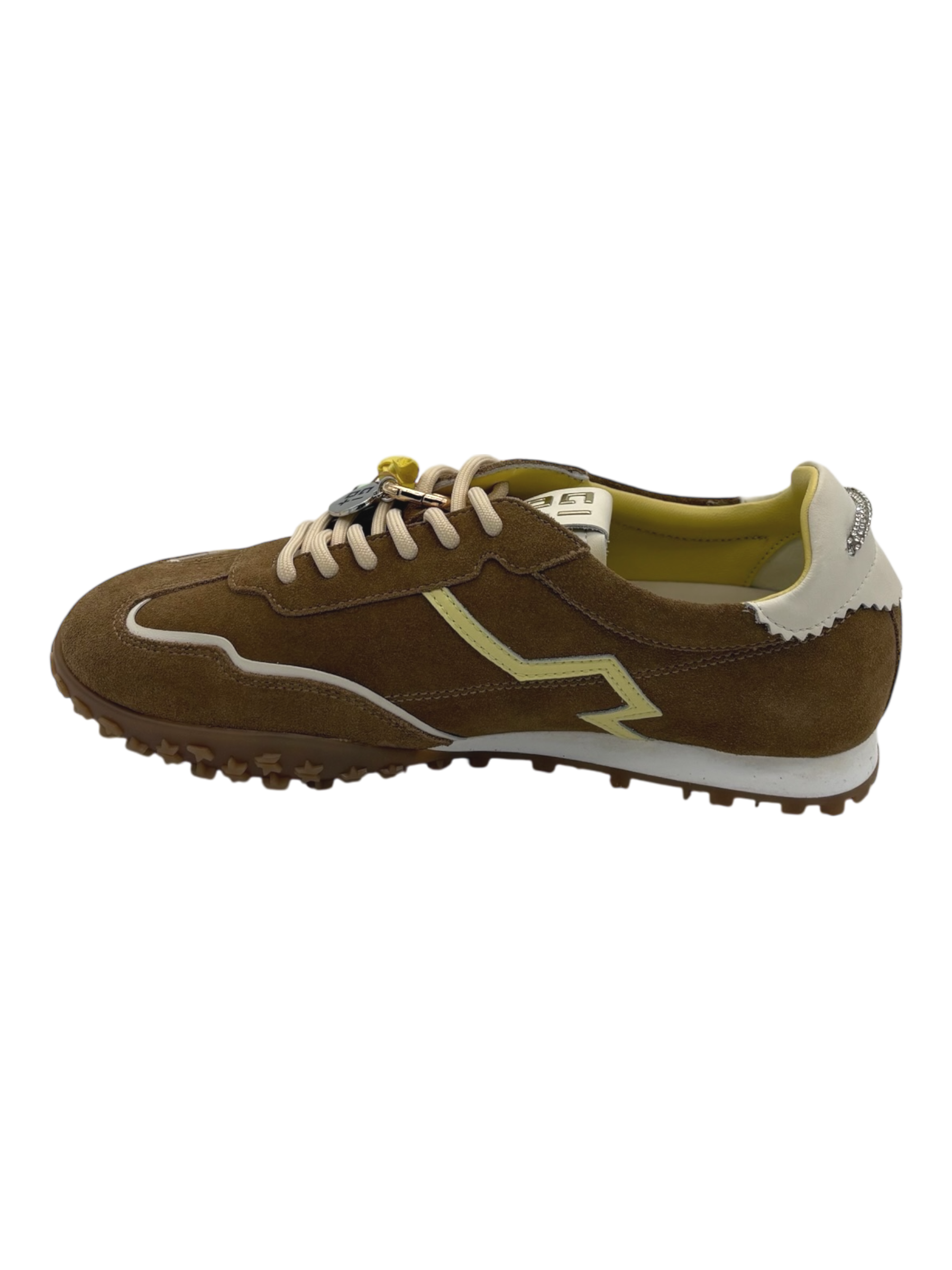 Sneakers pelle donna GIO+ Combi Brown -Cielo 07 -