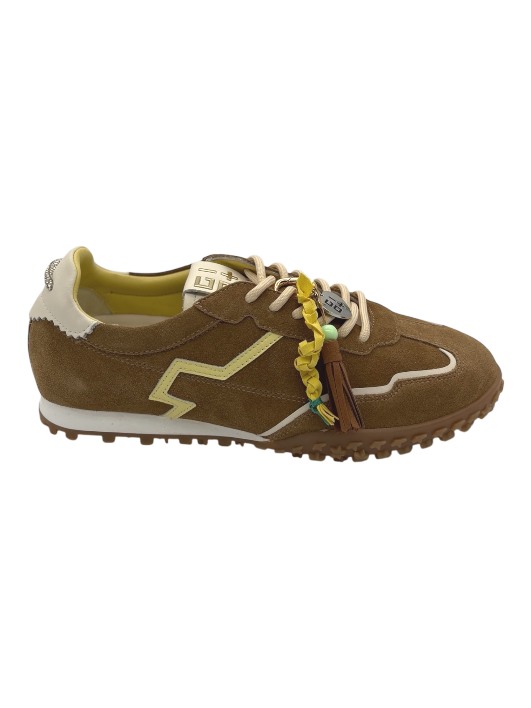 Sneakers pelle donna GIO+ Combi Brown -Cielo 07 -