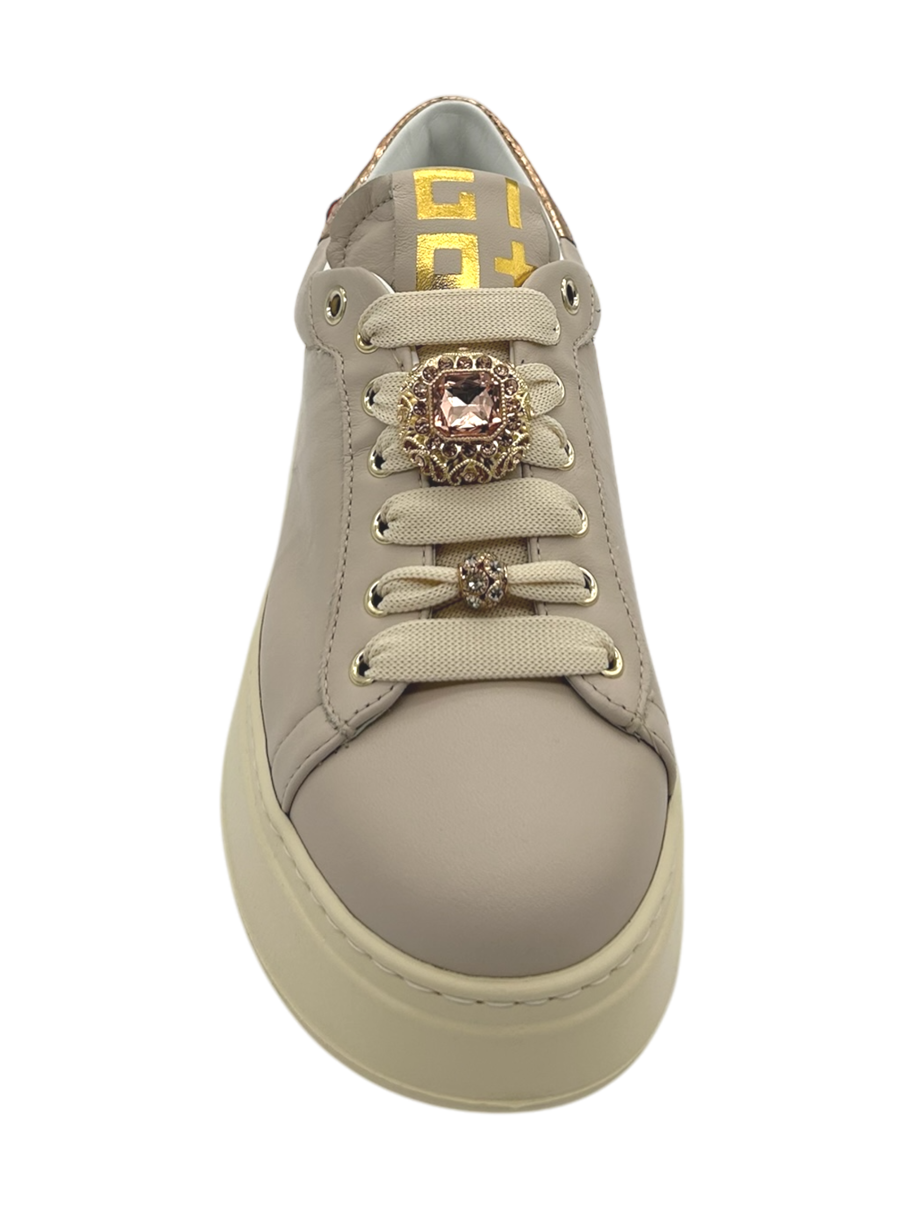 Sneakers pelle donna GIO+ Combi Corda Bottoni   - PIA344 A -