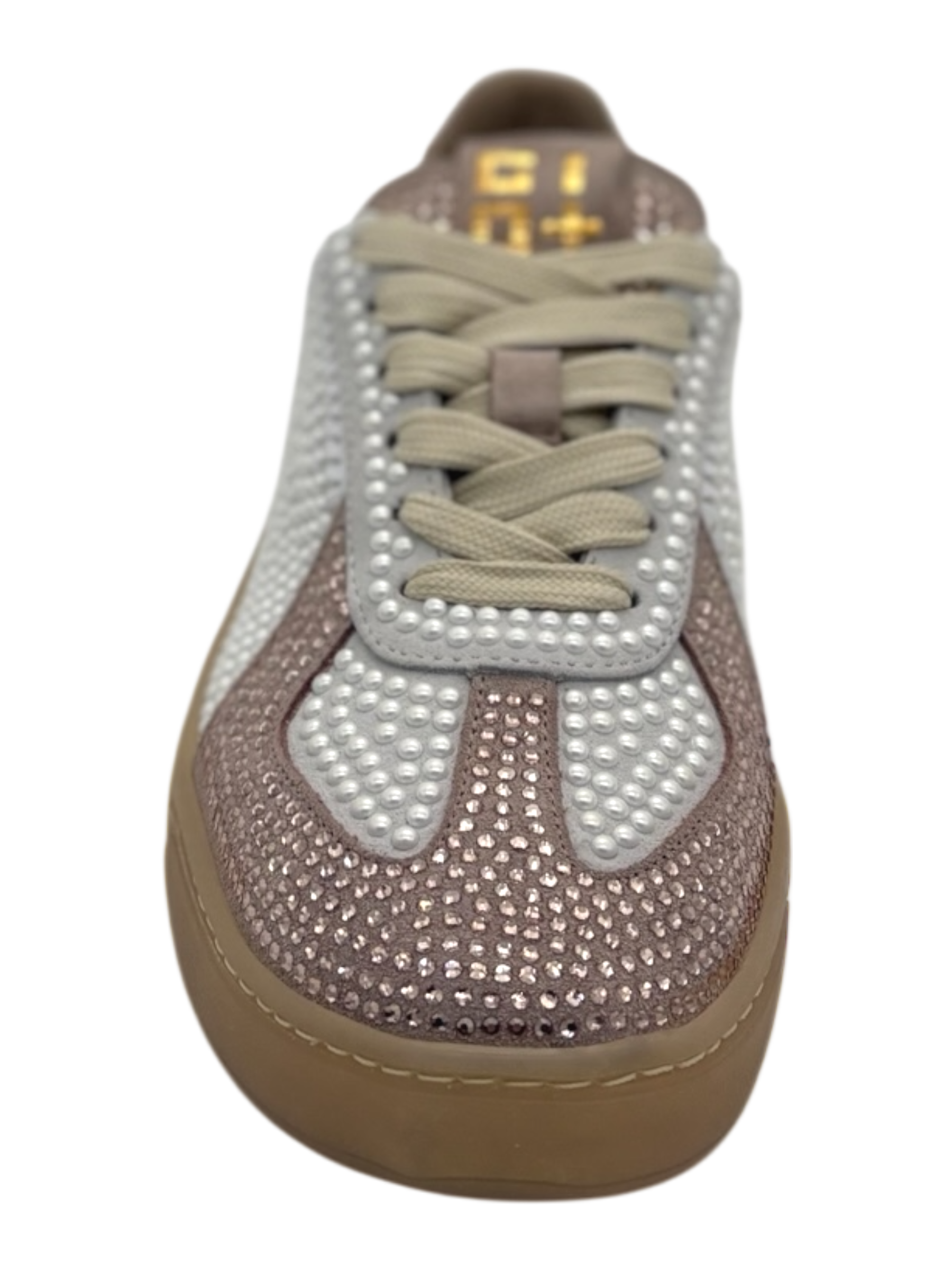 Sneakers pelle donna GIO+ Combi Perla -Blue 1022 -