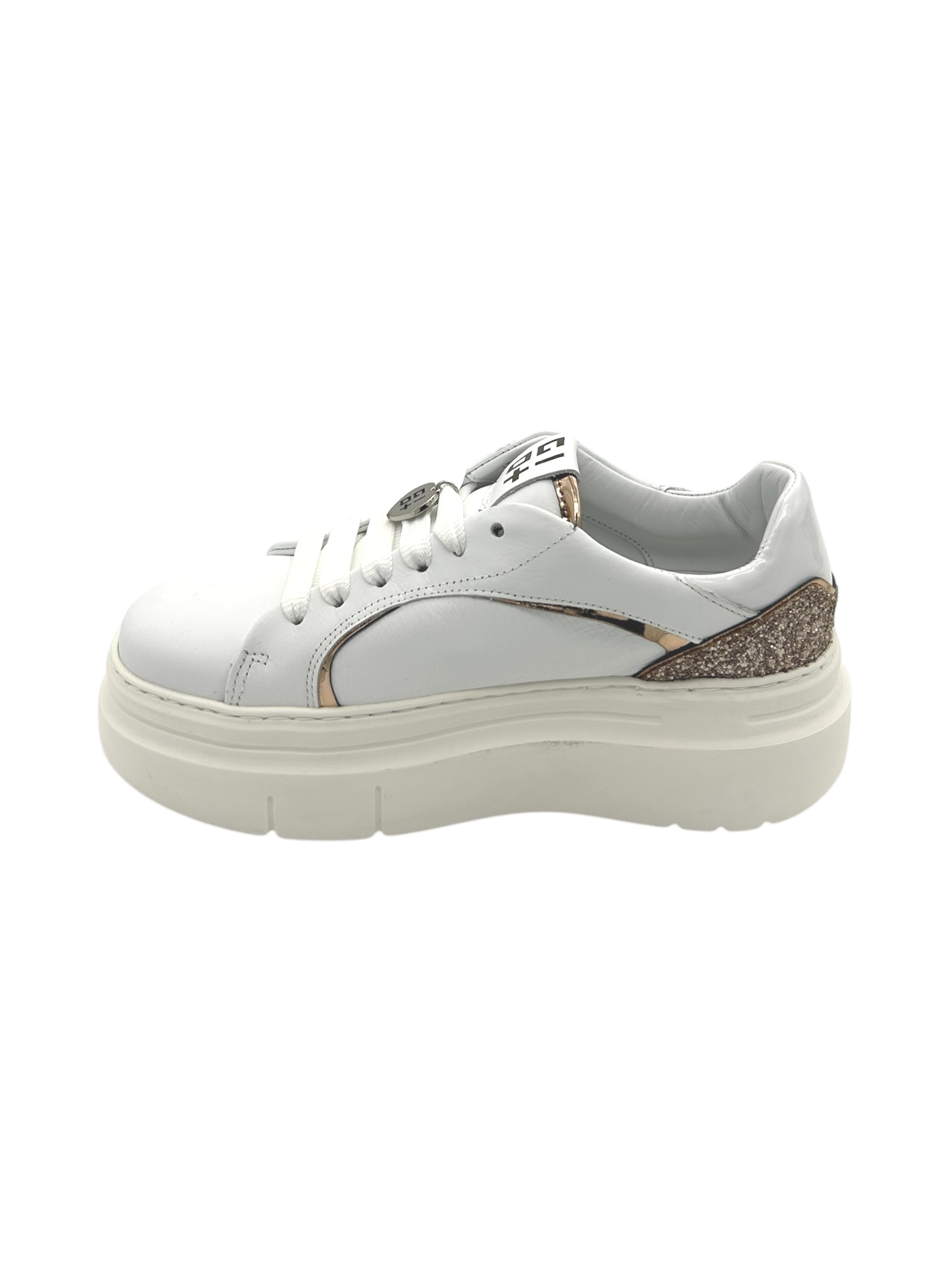 Sneakers pelle donna GIO+ Combi Rosè   - Aria 04 -