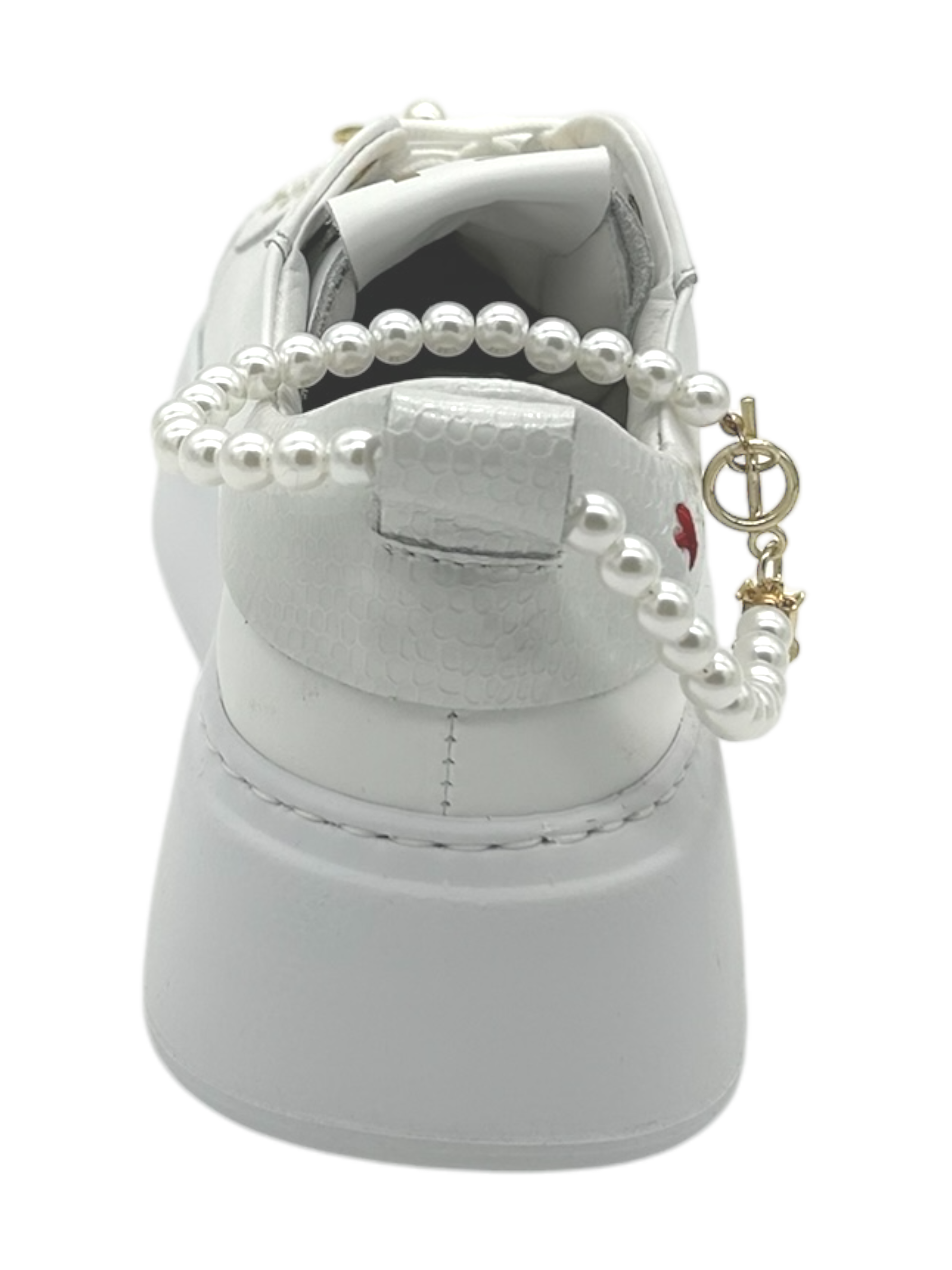 Sneakers pelle donna GIO+ Combi White Perle  - PIA340 A -