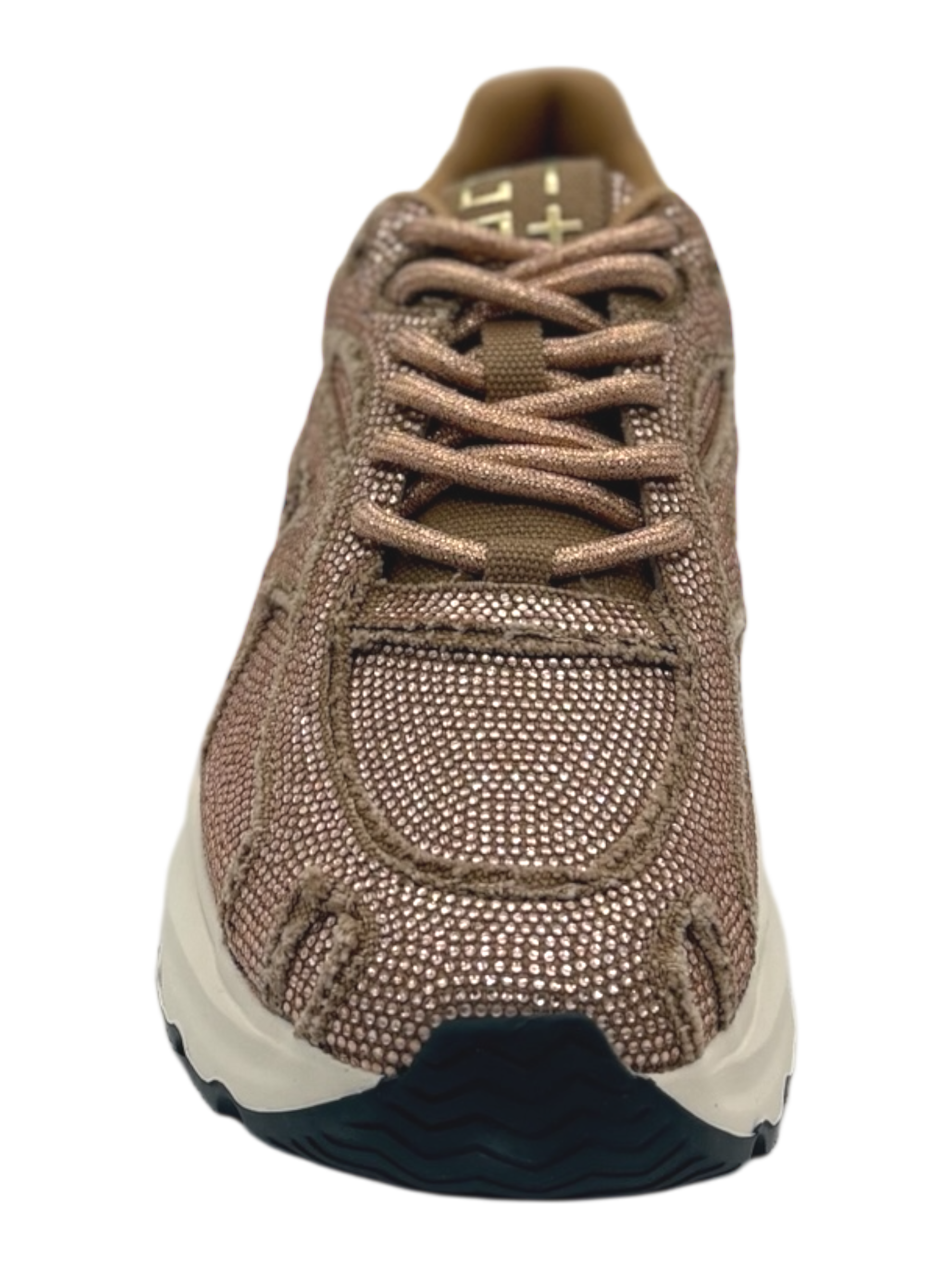 Sneakers pelle donna GIO+ Strass Rosè -Dalia 01 -