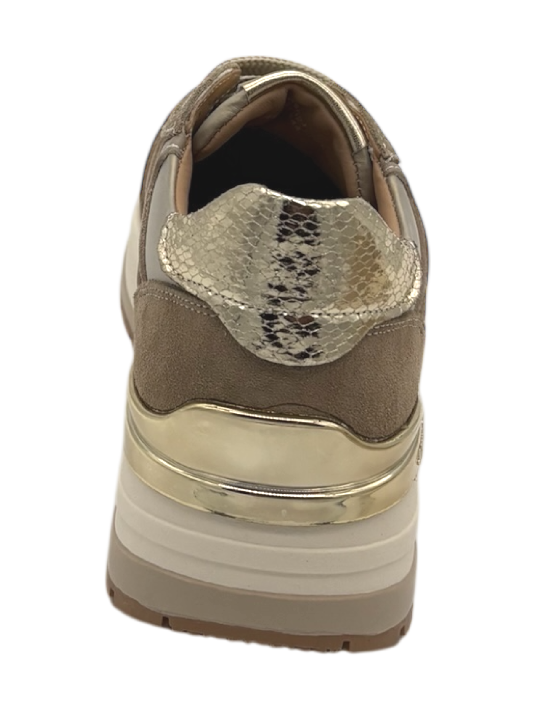 Sneakers pelle donna Janet & Janet Beige - J411 -