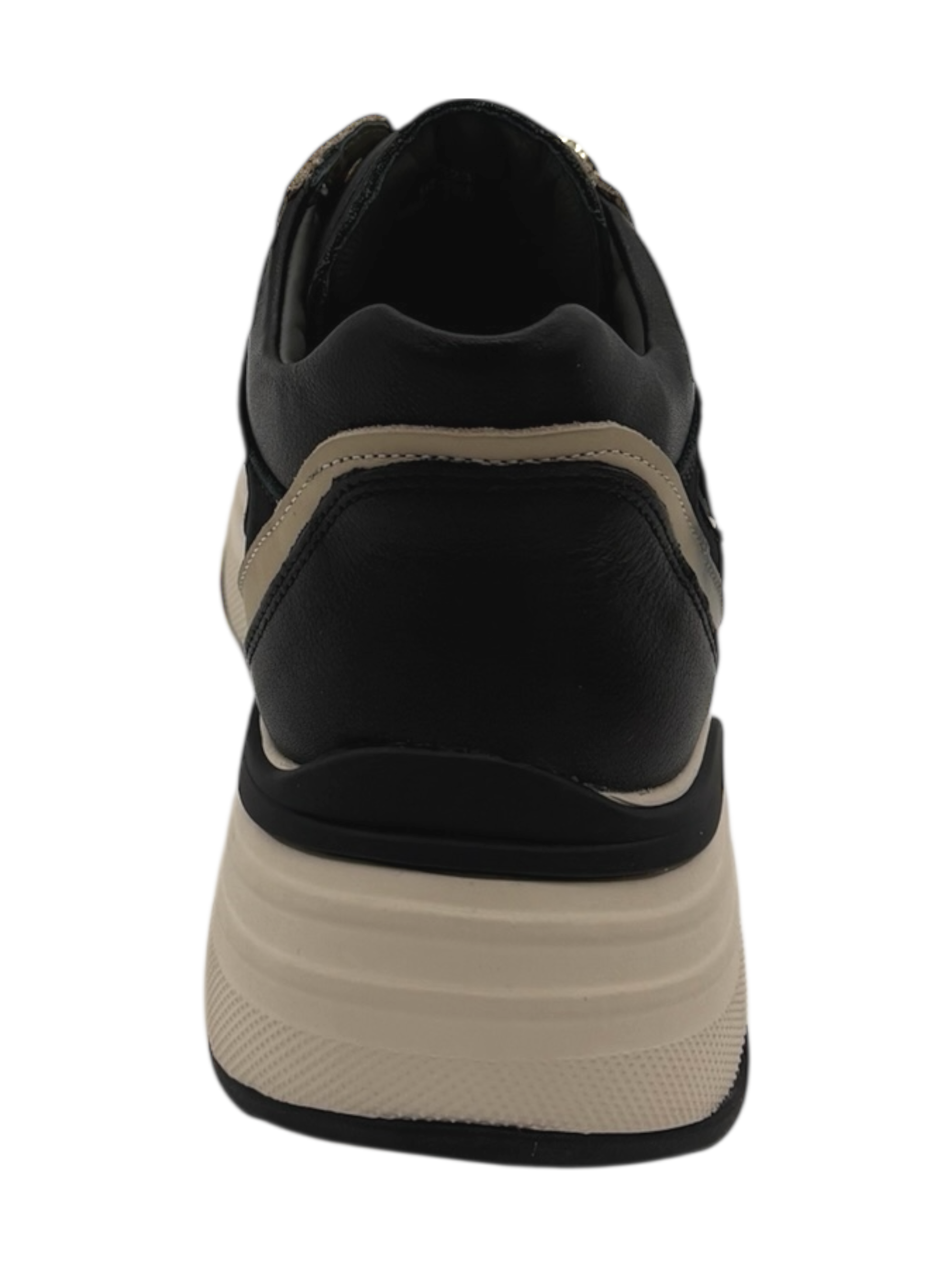 Sneakers pelle donna Janet & Janet Black -J380-