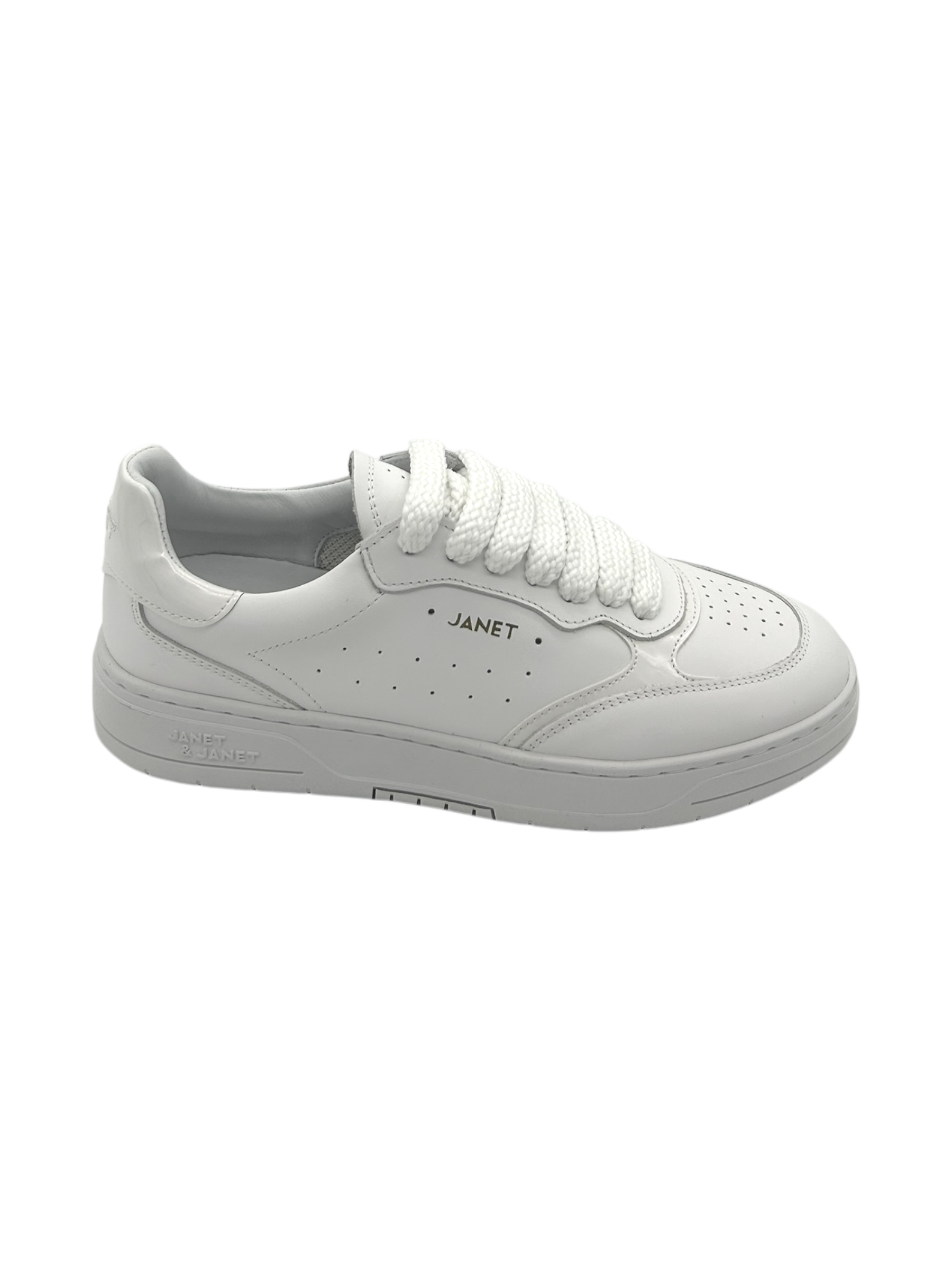 Sneakers pelle donna Janet & Janet White  -  Palermo 090 -