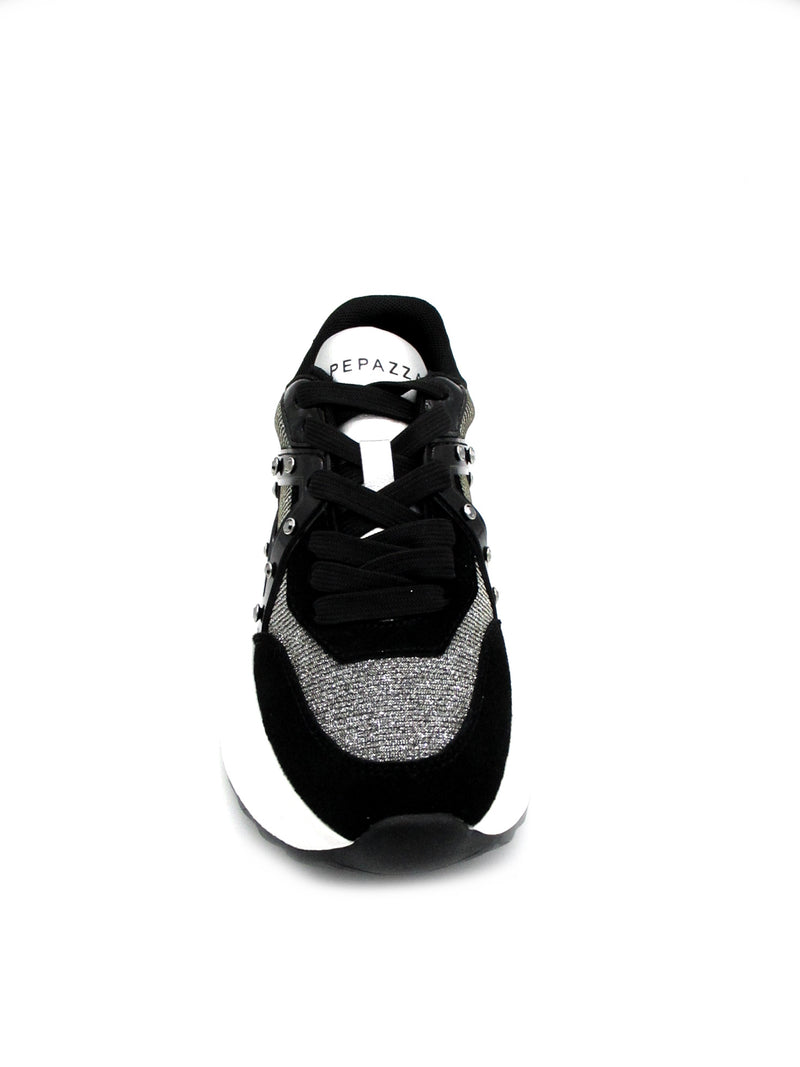 Sneakers donna Apepazza Gun Metal - Clotilde -