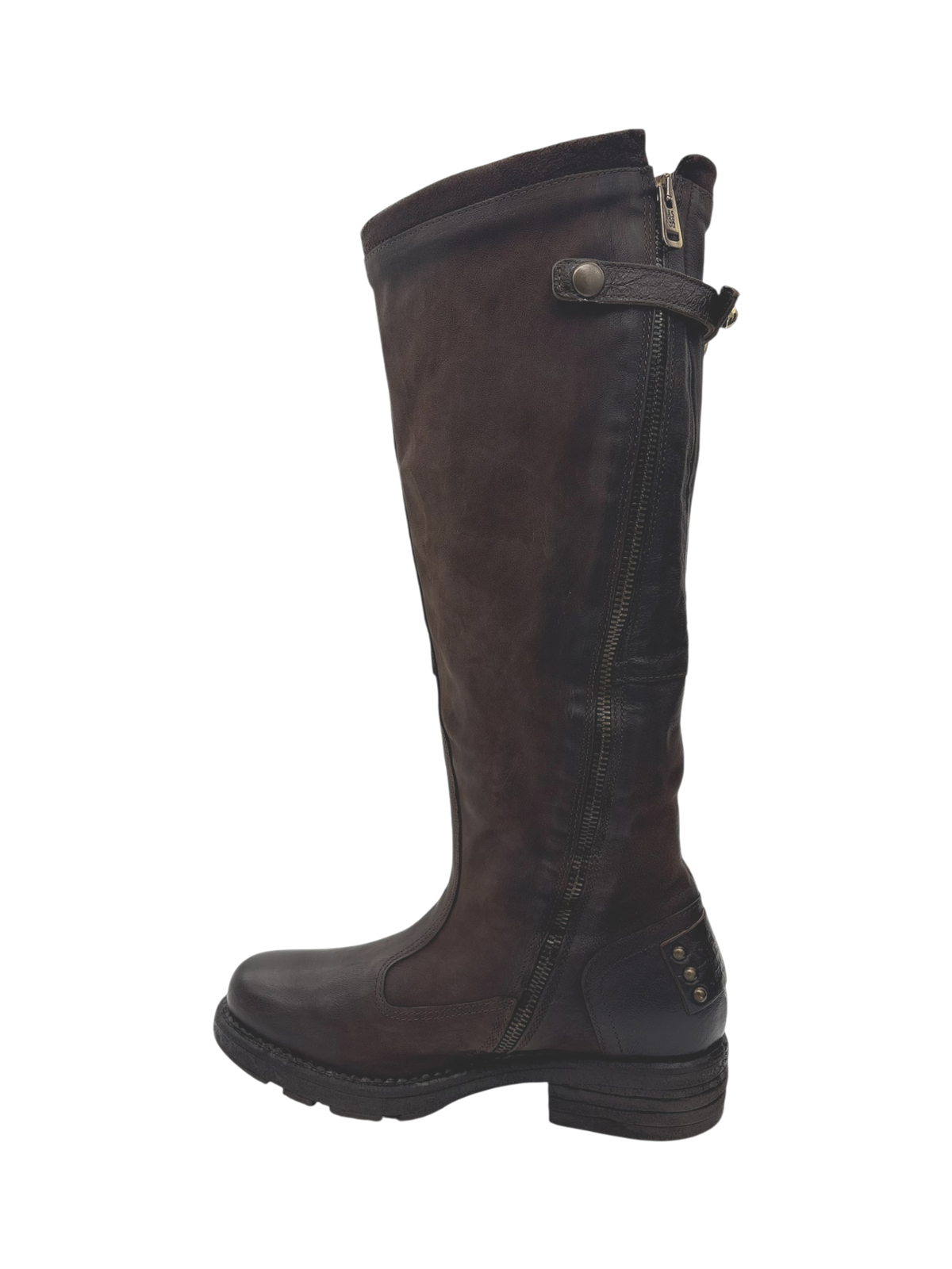 Stivale Donna AS98 C41303 in Pelle Ebano | Made in Italy