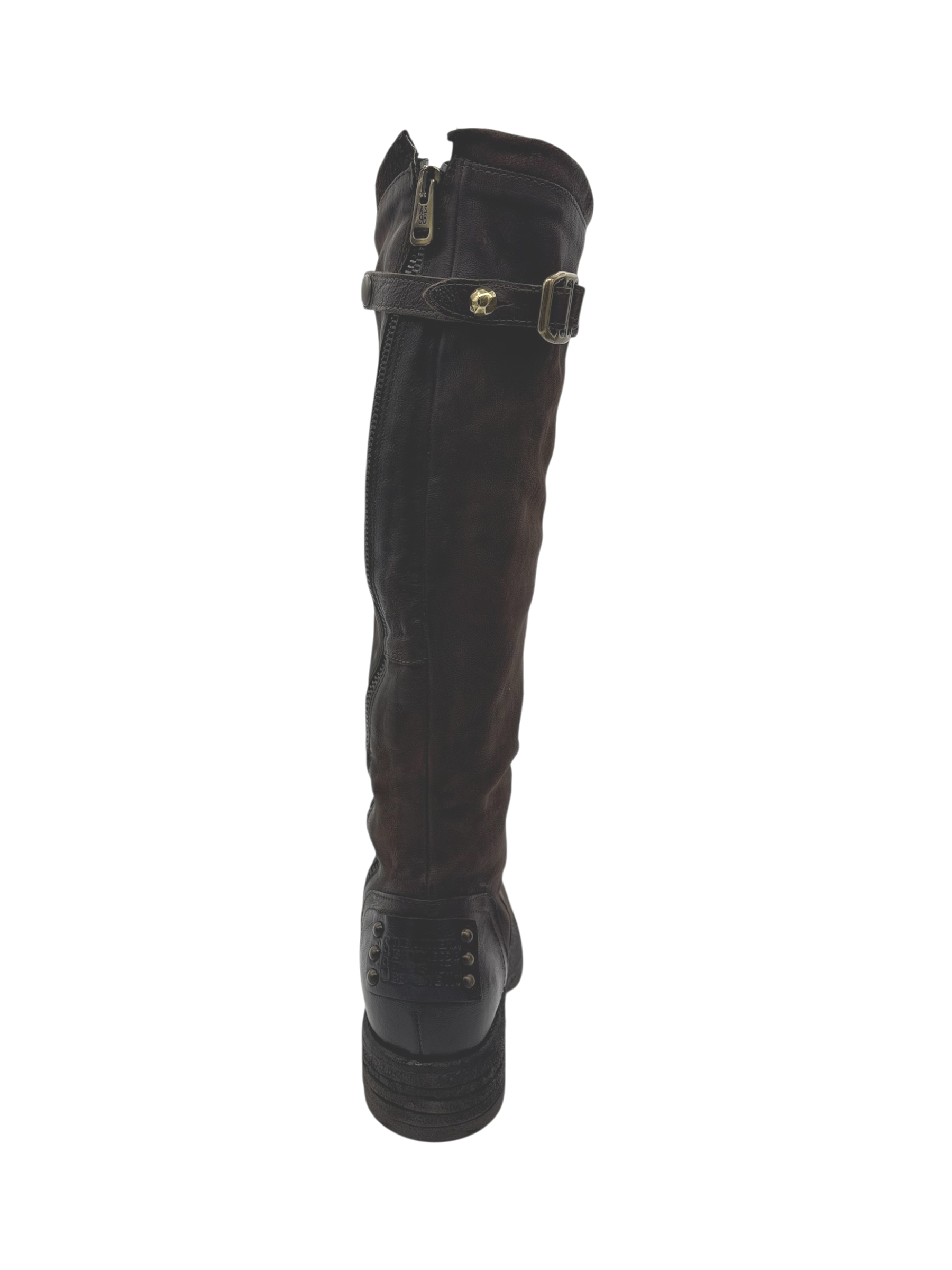 Stivale Donna AS98 C41303 in Pelle Ebano | Made in Italy