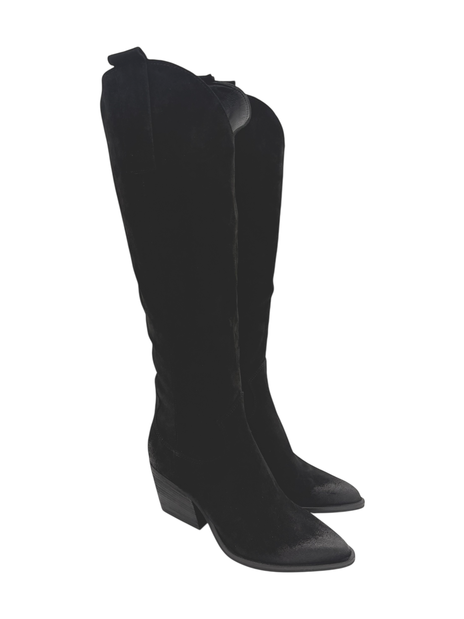 Stivale texano camoscio donna Mimmù Black -M690M13-
