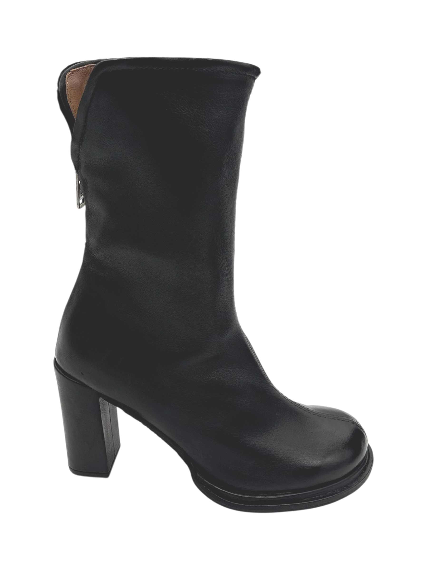 Stivale Pelle Donna AS98 Nero C49201