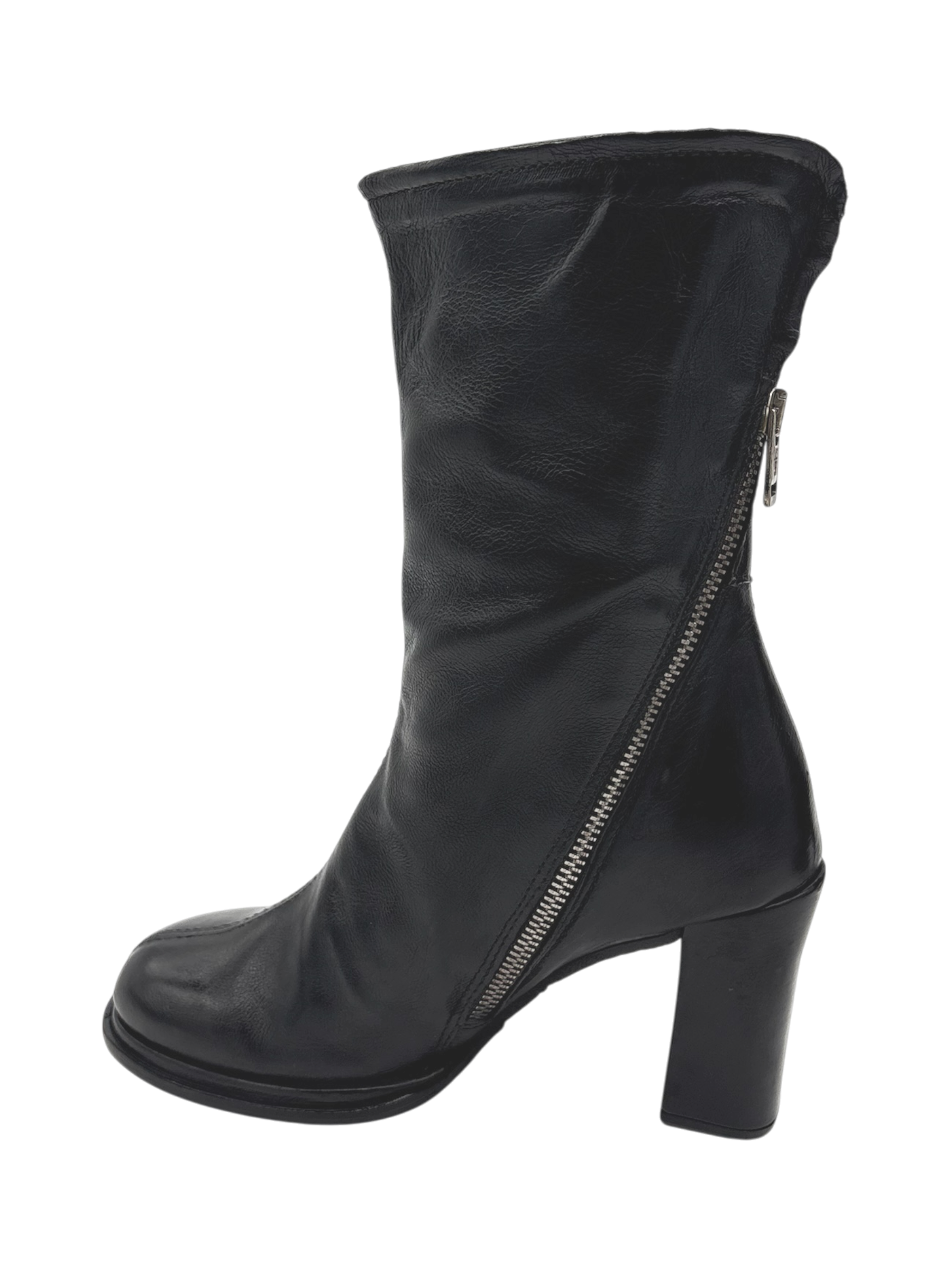 Stivale Pelle Donna AS98 Nero C49201