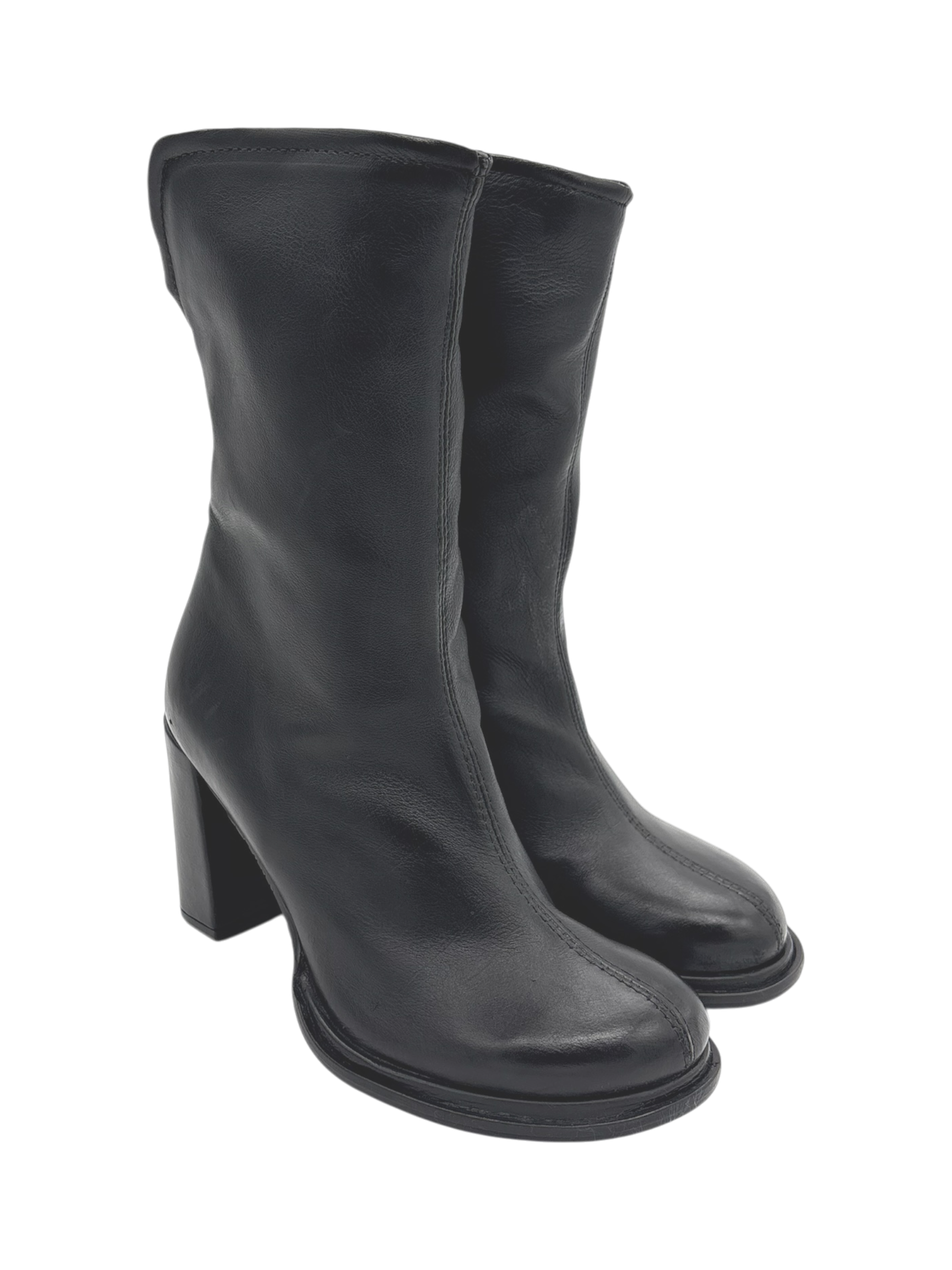 Stivale Pelle Donna AS98 Nero C49201