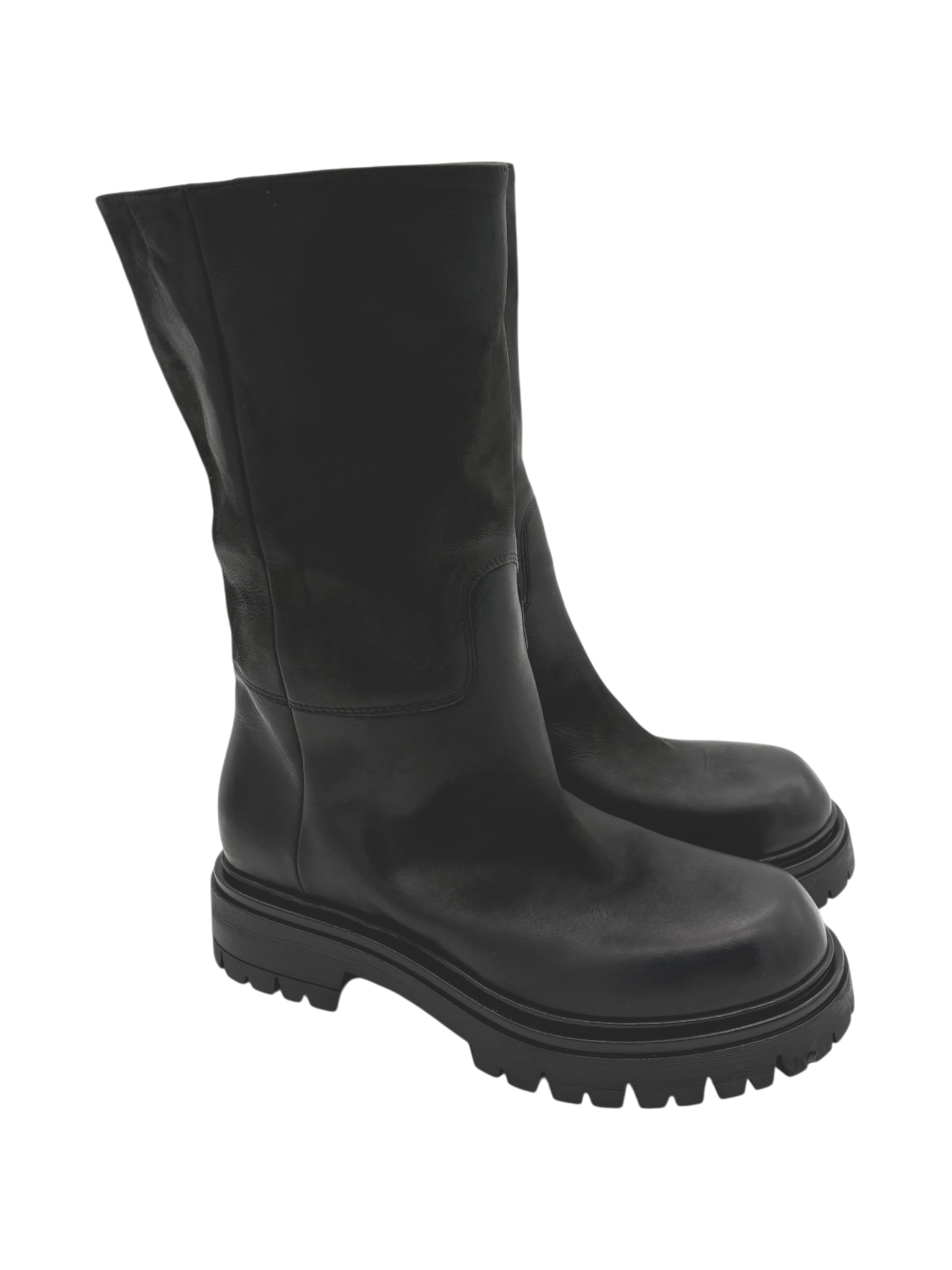 Stivale pelle donna ELENA IACHI Boston Nero - E4834