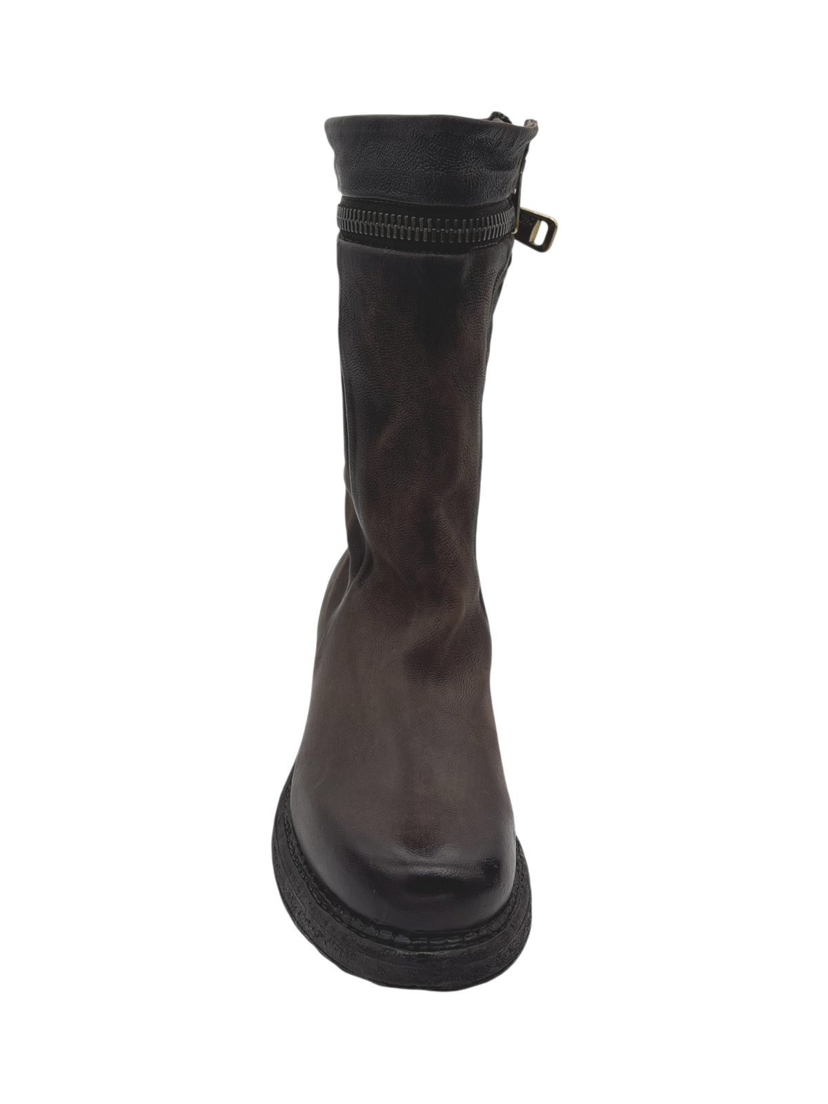 Stivale Pelle Donna AS98 Ebano C41207