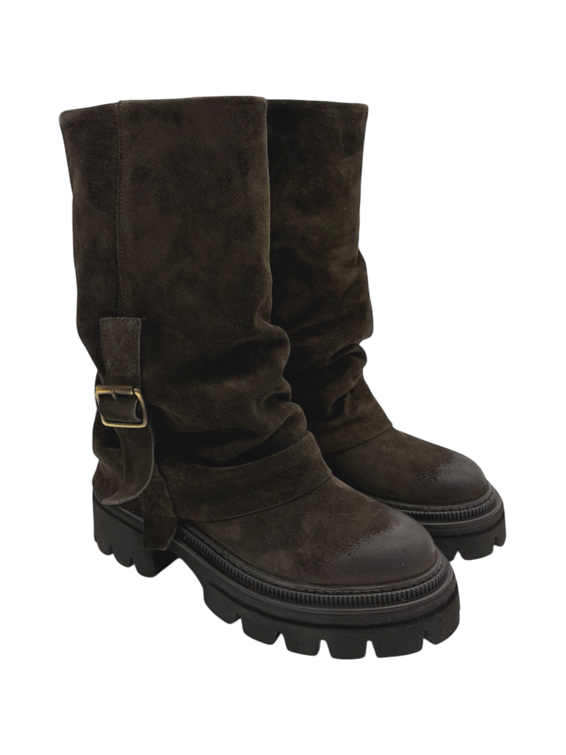Stivale camoscio donna Mimmù Castagna - M482M5-I -