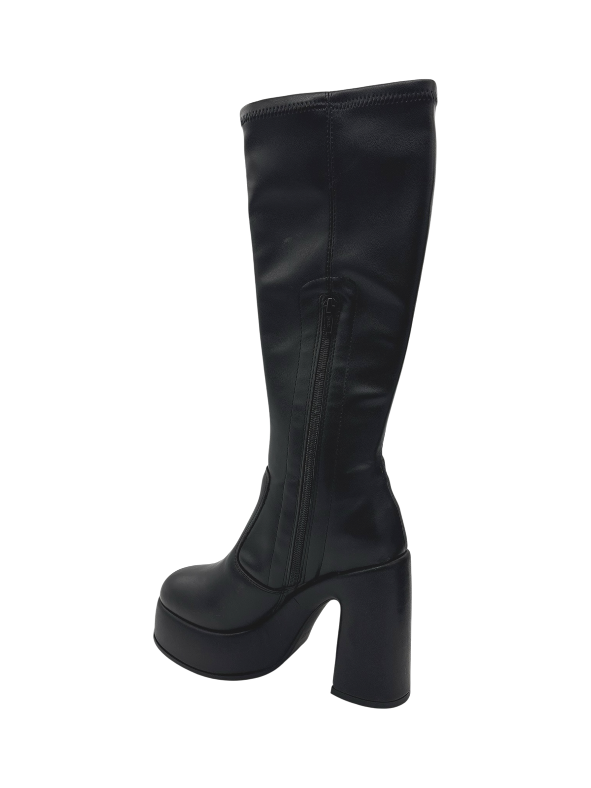Stivali donna CULT Bjork 4106 in pelle nera con plateau