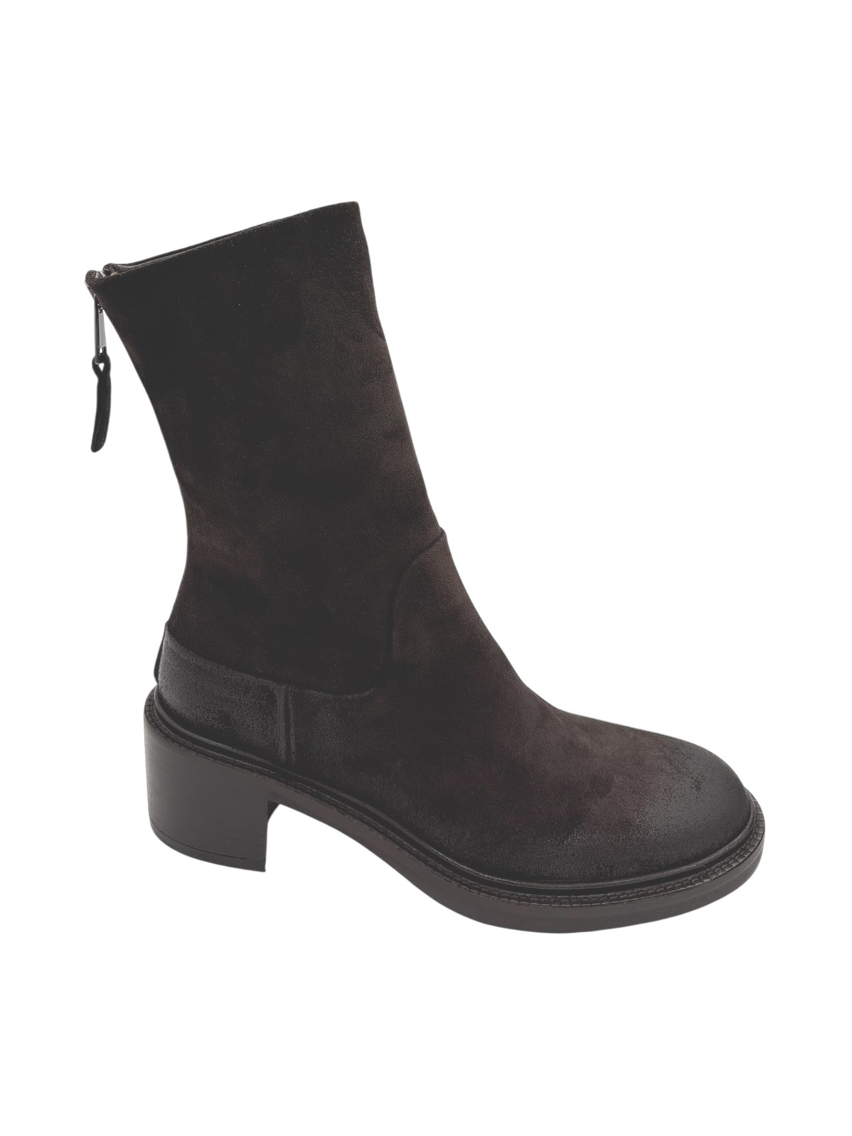 Stivale donna Elena Iachi E4878 Velour Ebano