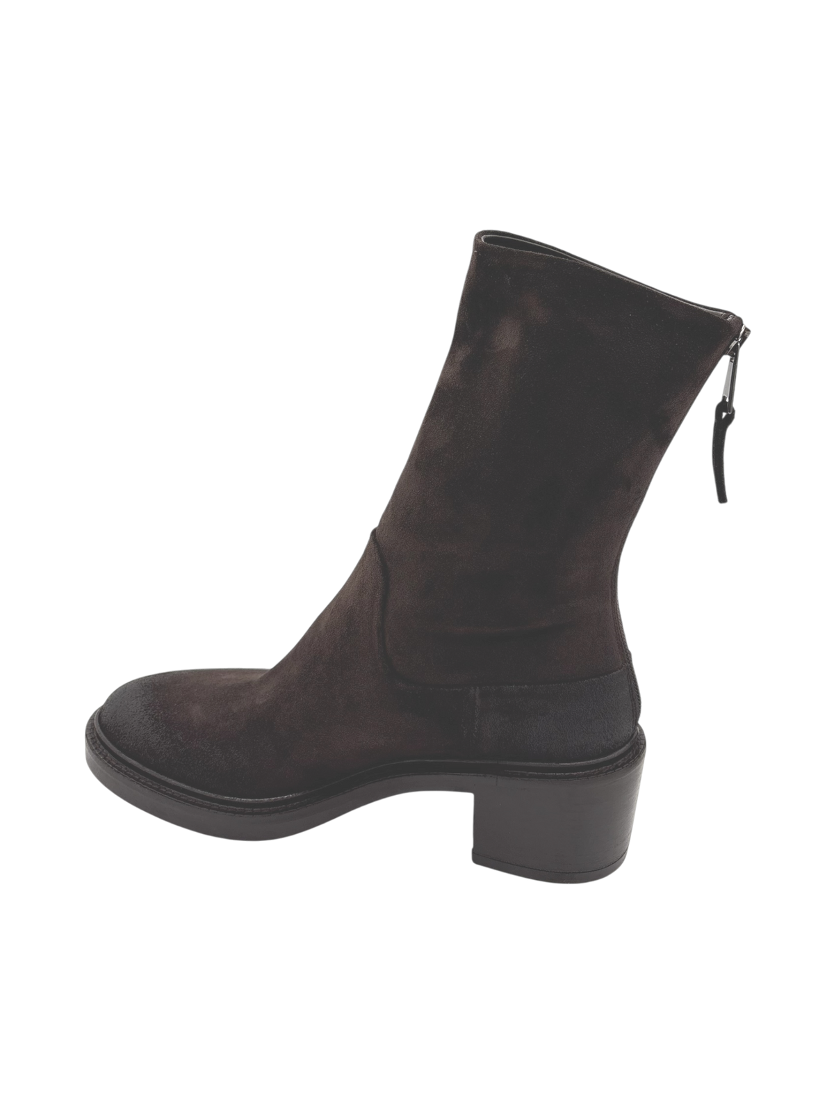 Stivale donna Elena Iachi E4878 Velour Ebano