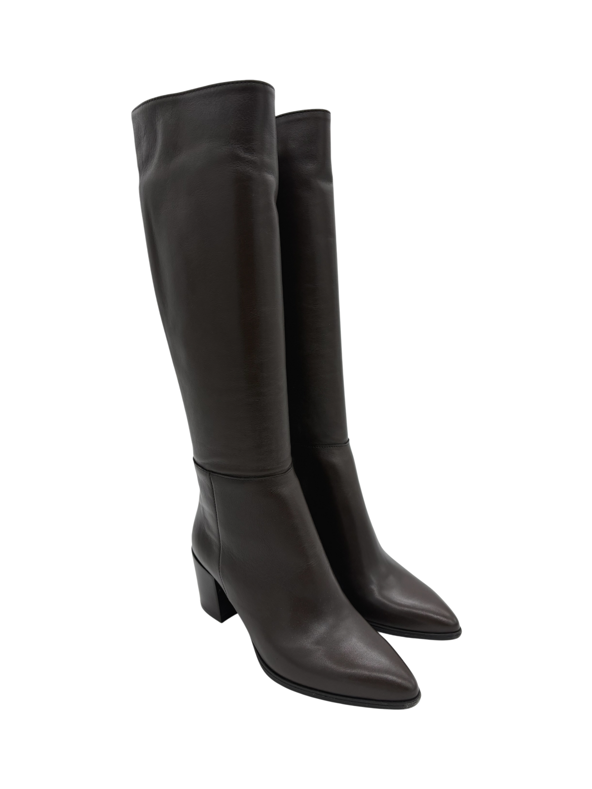 Stivale donna Maja by Valery AV84 in pelle testa di moro
