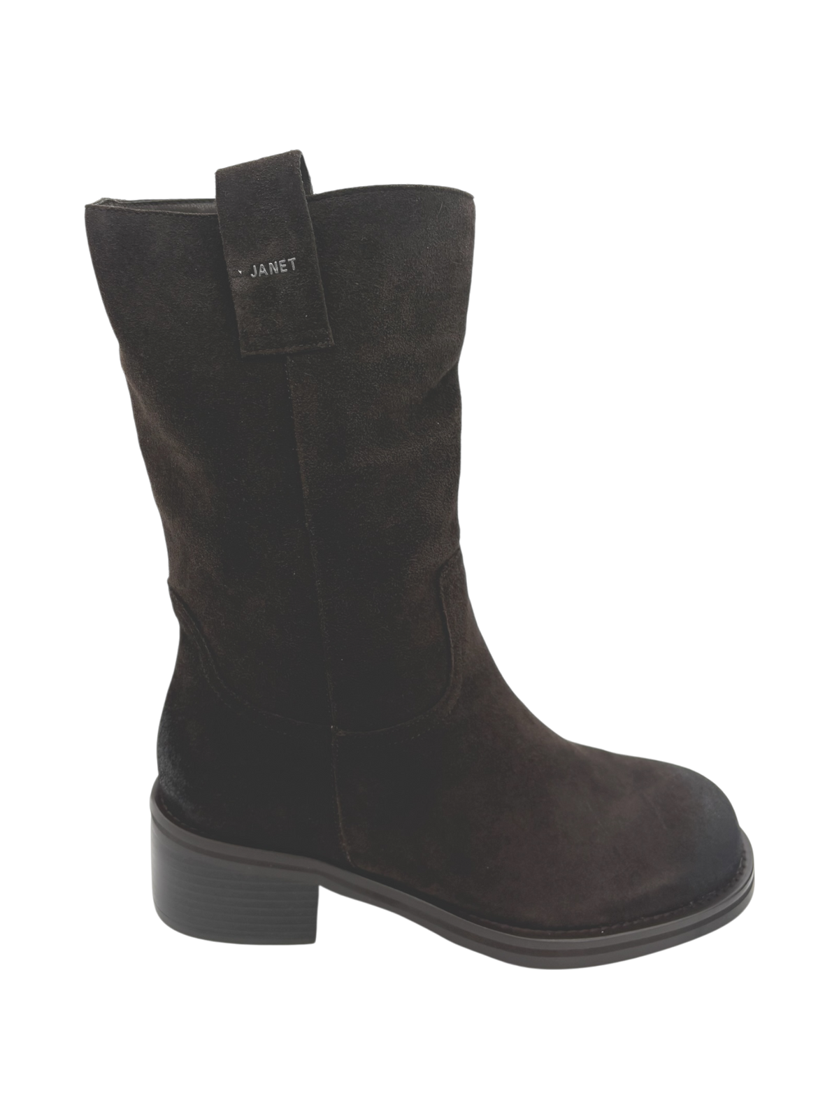 Stivale donna in camoscio Dark Brown Janet & Janet J1131