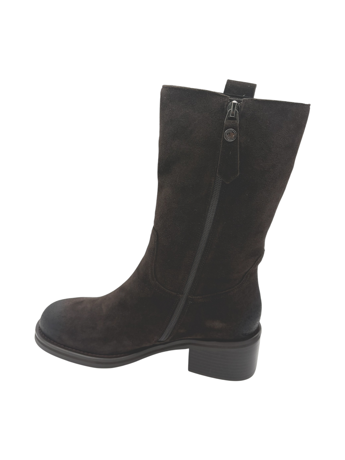Stivale donna in camoscio Dark Brown Janet & Janet J1131