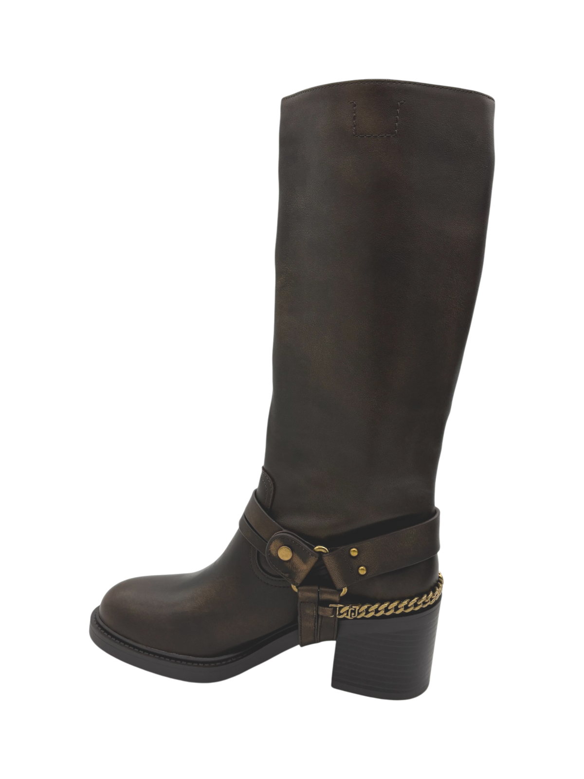 Stivale donna in pelle Liu Jo Colbi 01 Dark Brown