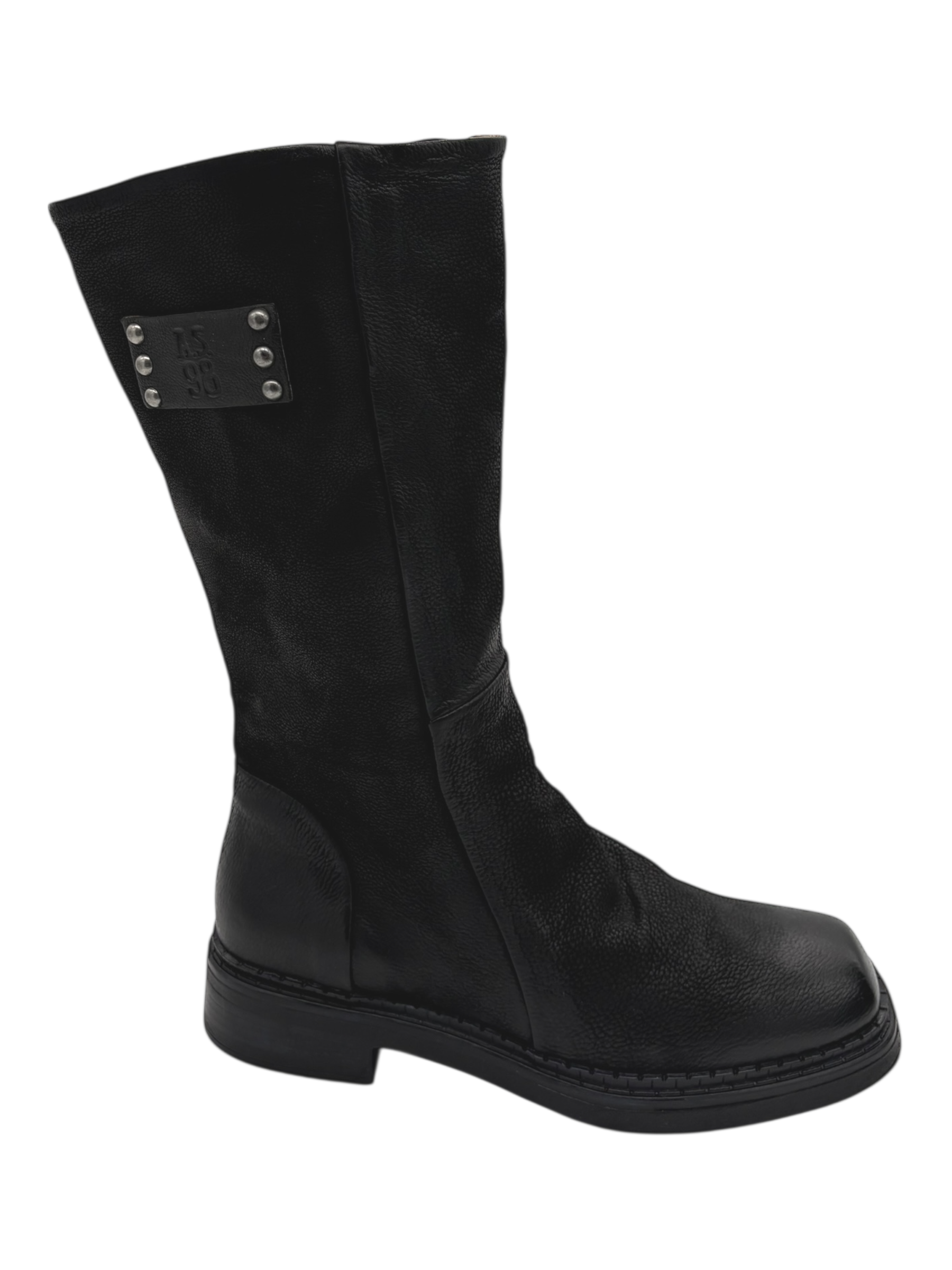 Stivale pelle donna AS98 Nero - C15302 -
