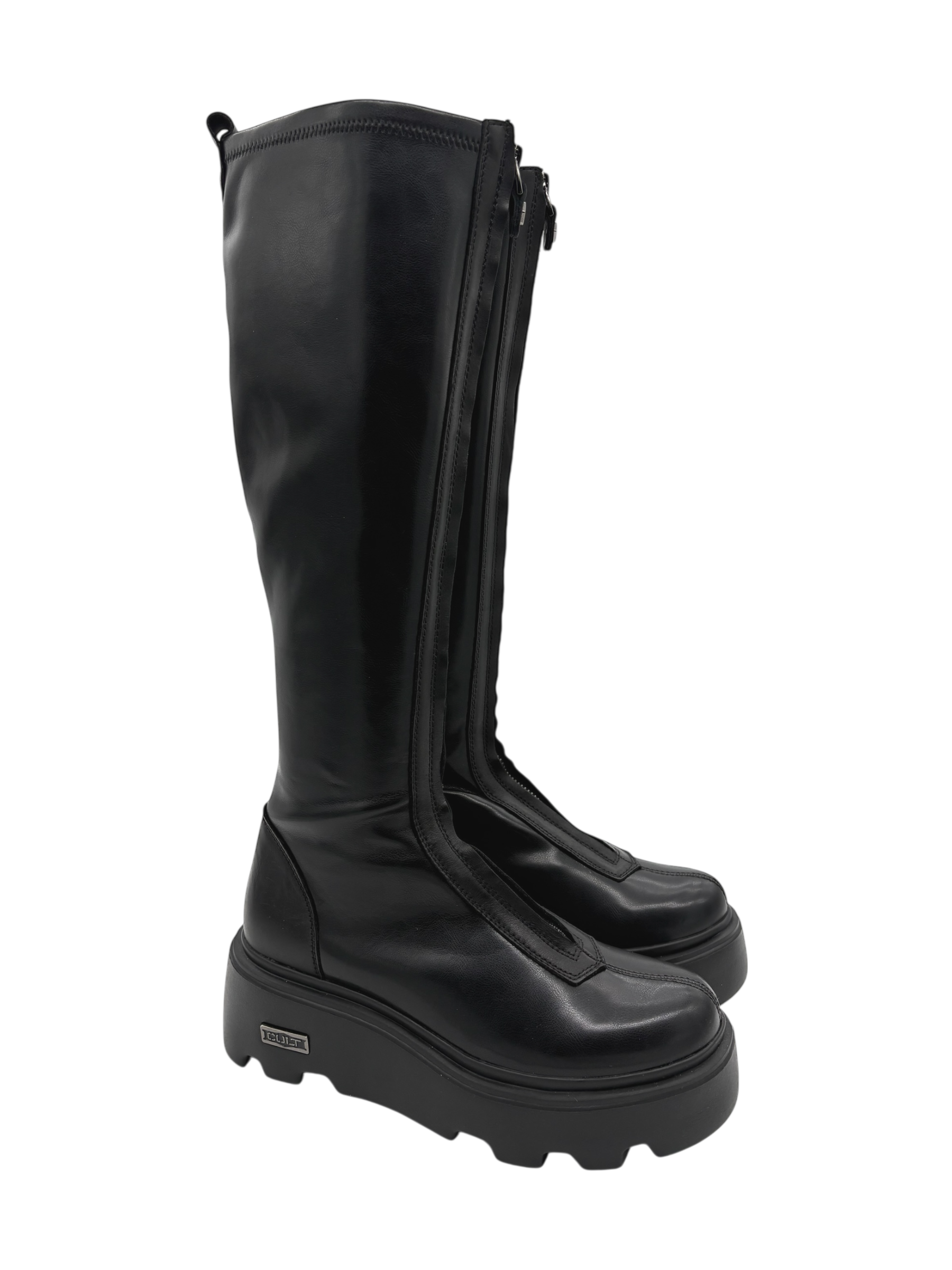 Stivale pelle donna CULT Black -New Rock 3555-