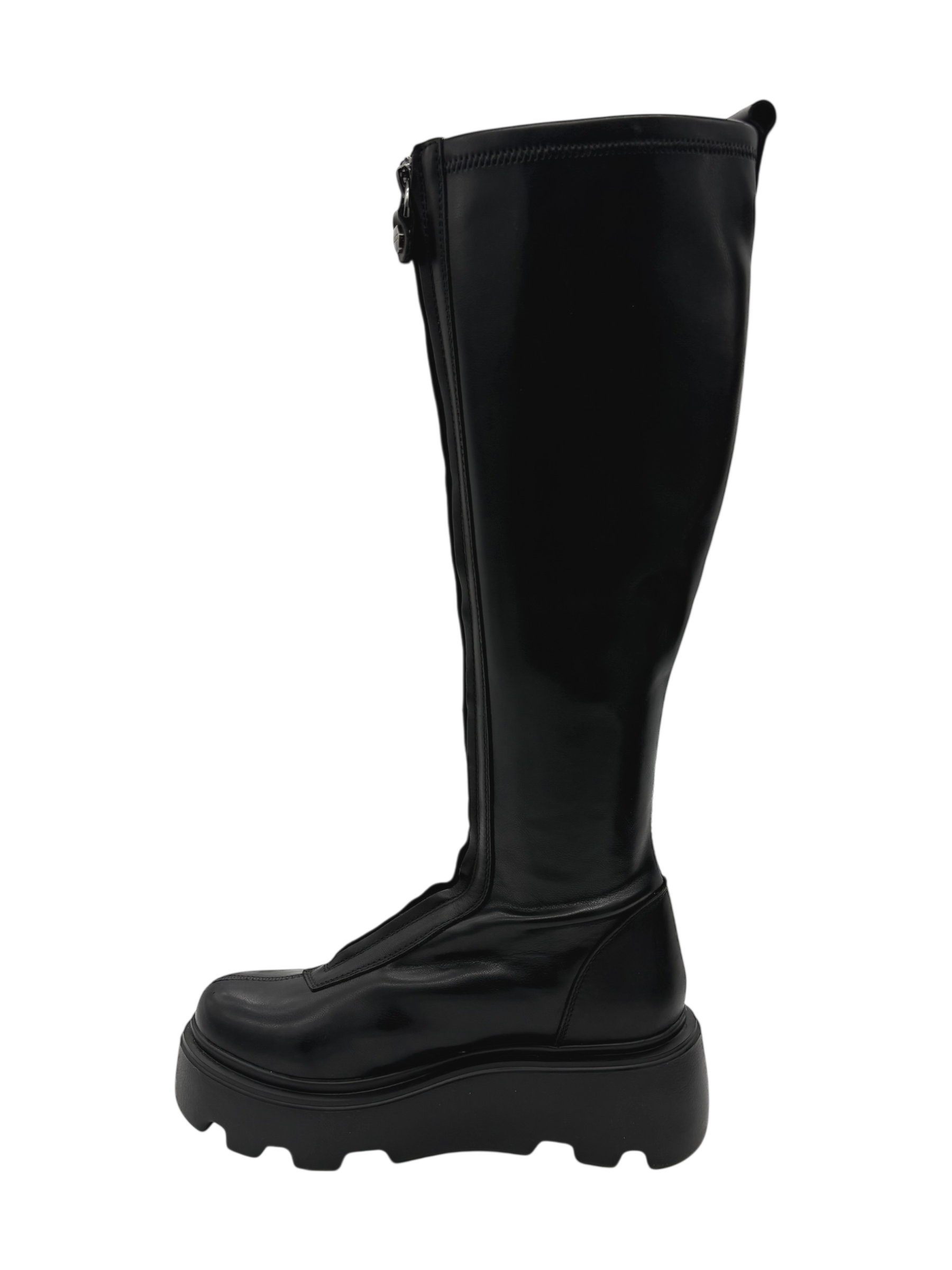 Stivale pelle donna CULT Black -New Rock 3555-
