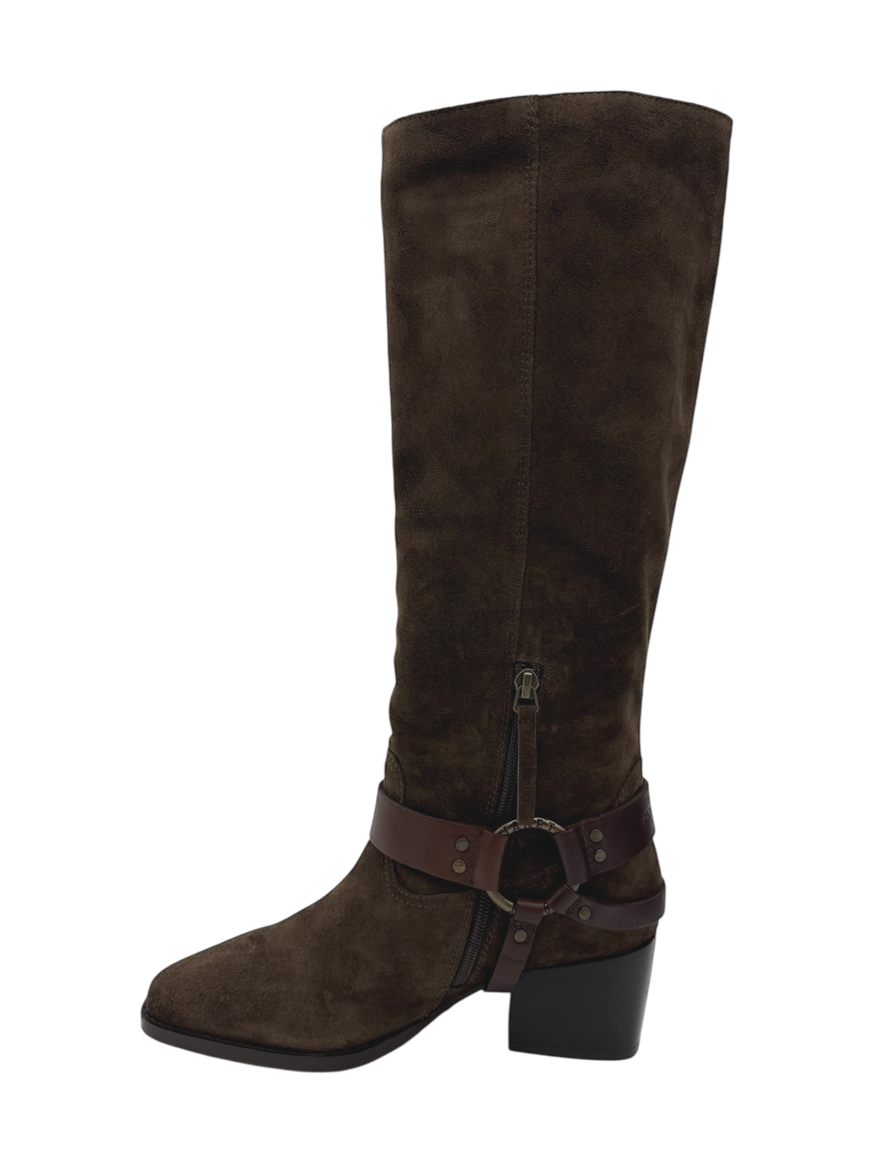 Stivale pelle donna Janet & Janet darkbrown -J515-