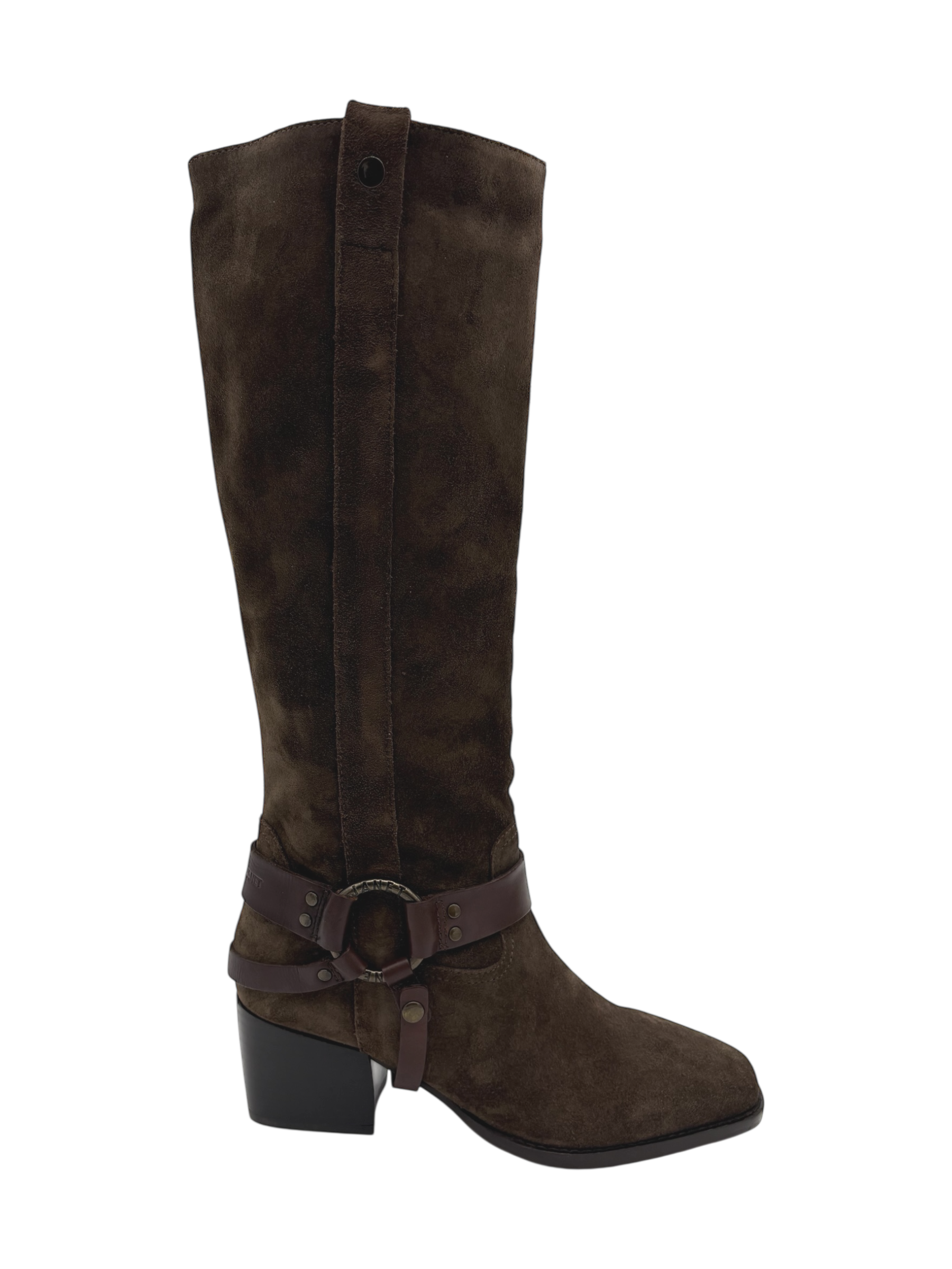 Stivale pelle donna Janet & Janet darkbrown -J515-
