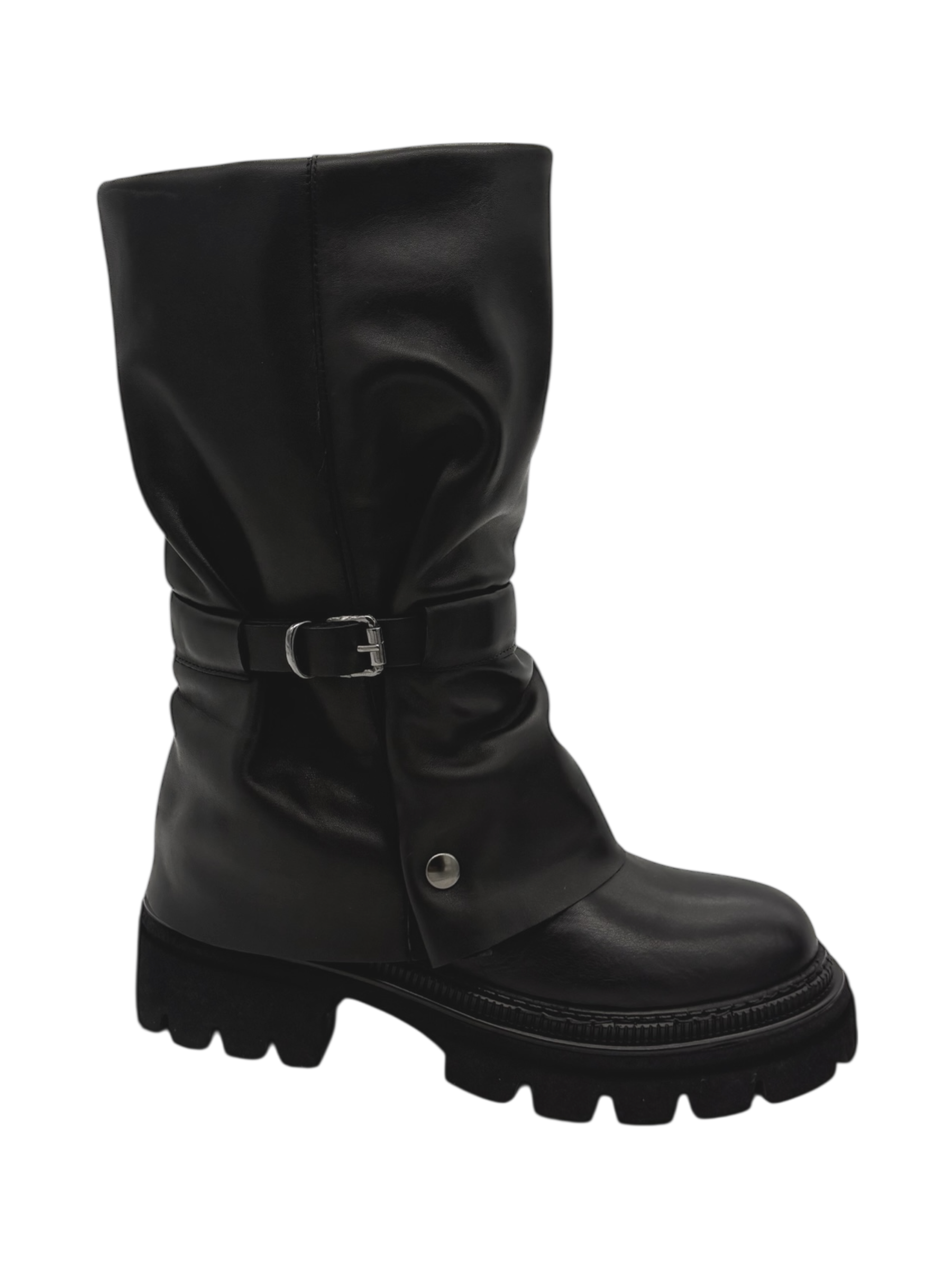 Stivale pelle donna Mimmù Black -M482M21-