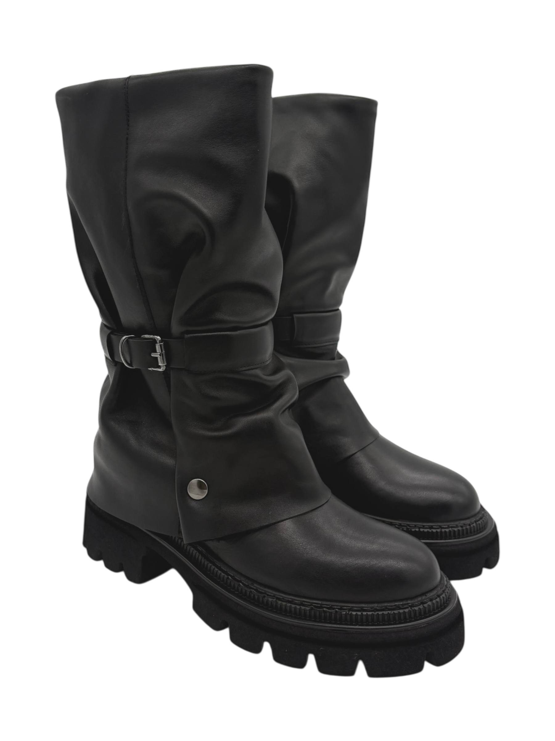 Stivale pelle donna Mimmù Black -M482M21-