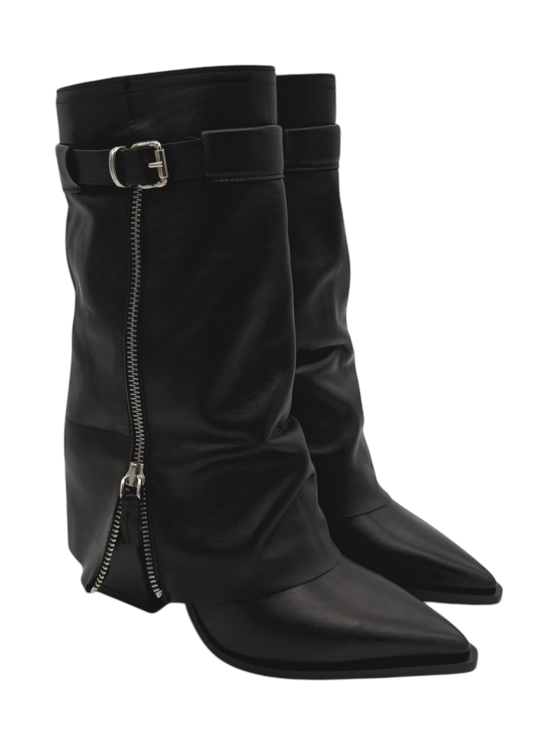 Stivale texano pelle donna Mimmù Black -M2726M10-