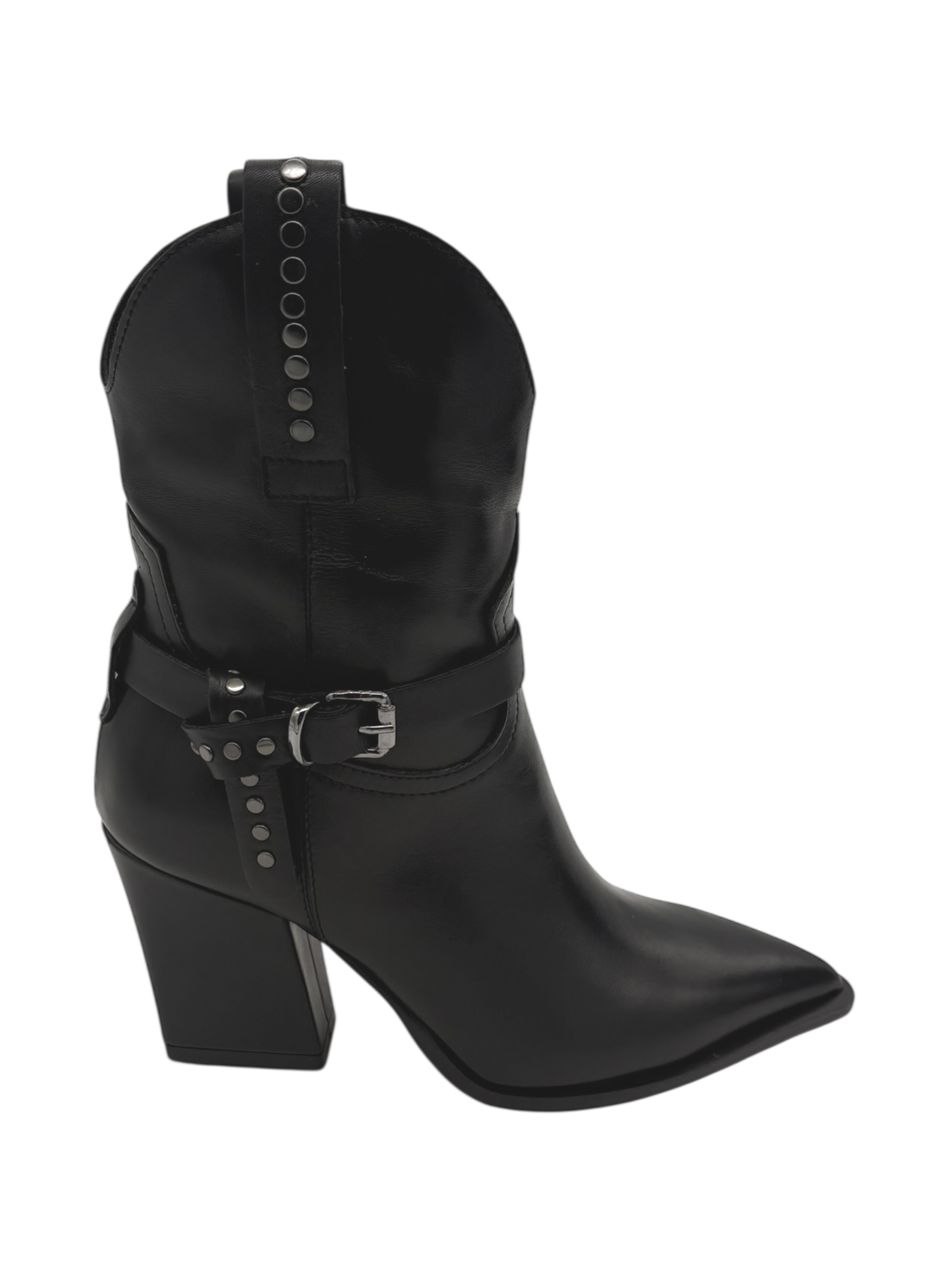 Stivale texano pelle donna Mimmù Black -M2726M14-
