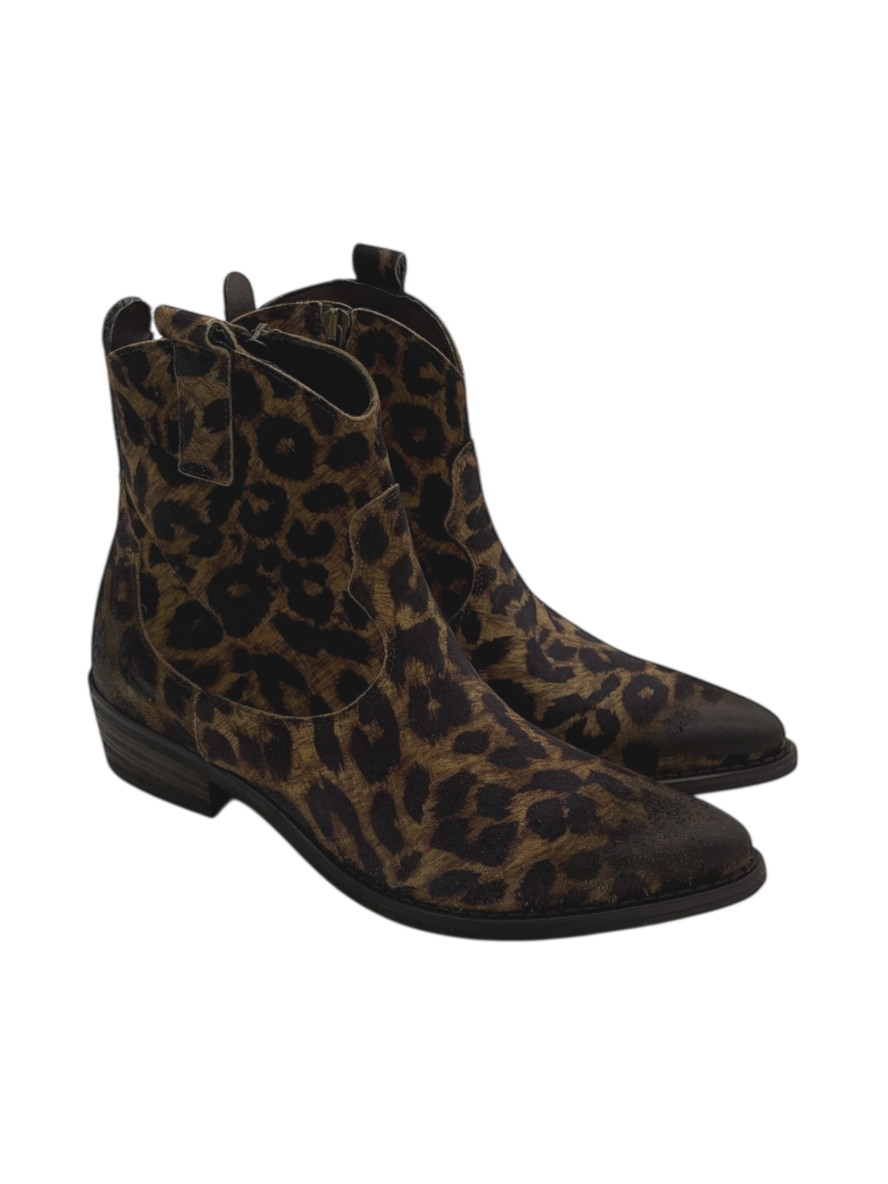 Stivaletto texano donna Mimmù Croleo bruciato -M374M8-