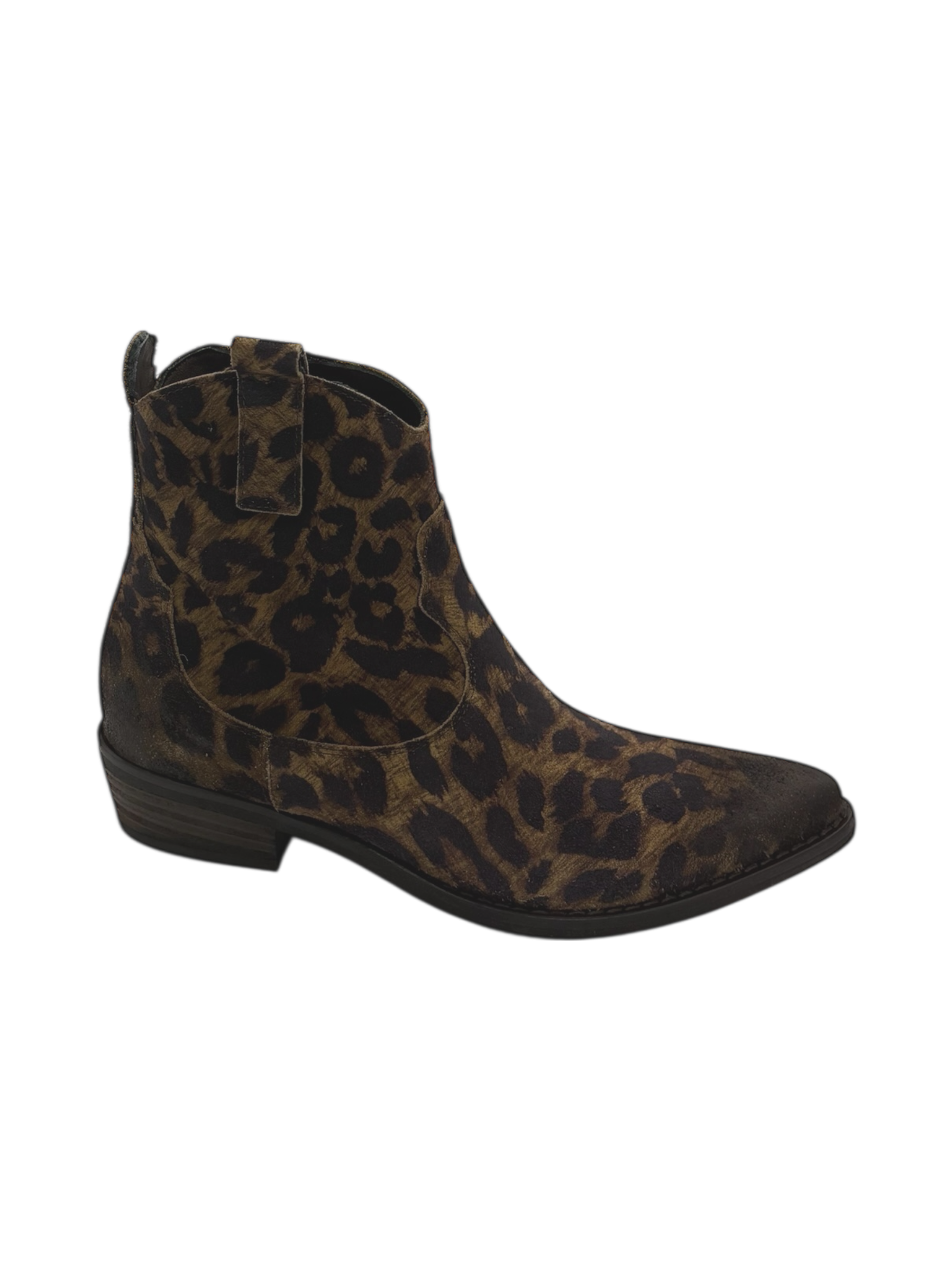 Stivaletto texano donna Mimmù Croleo bruciato -M374M8-