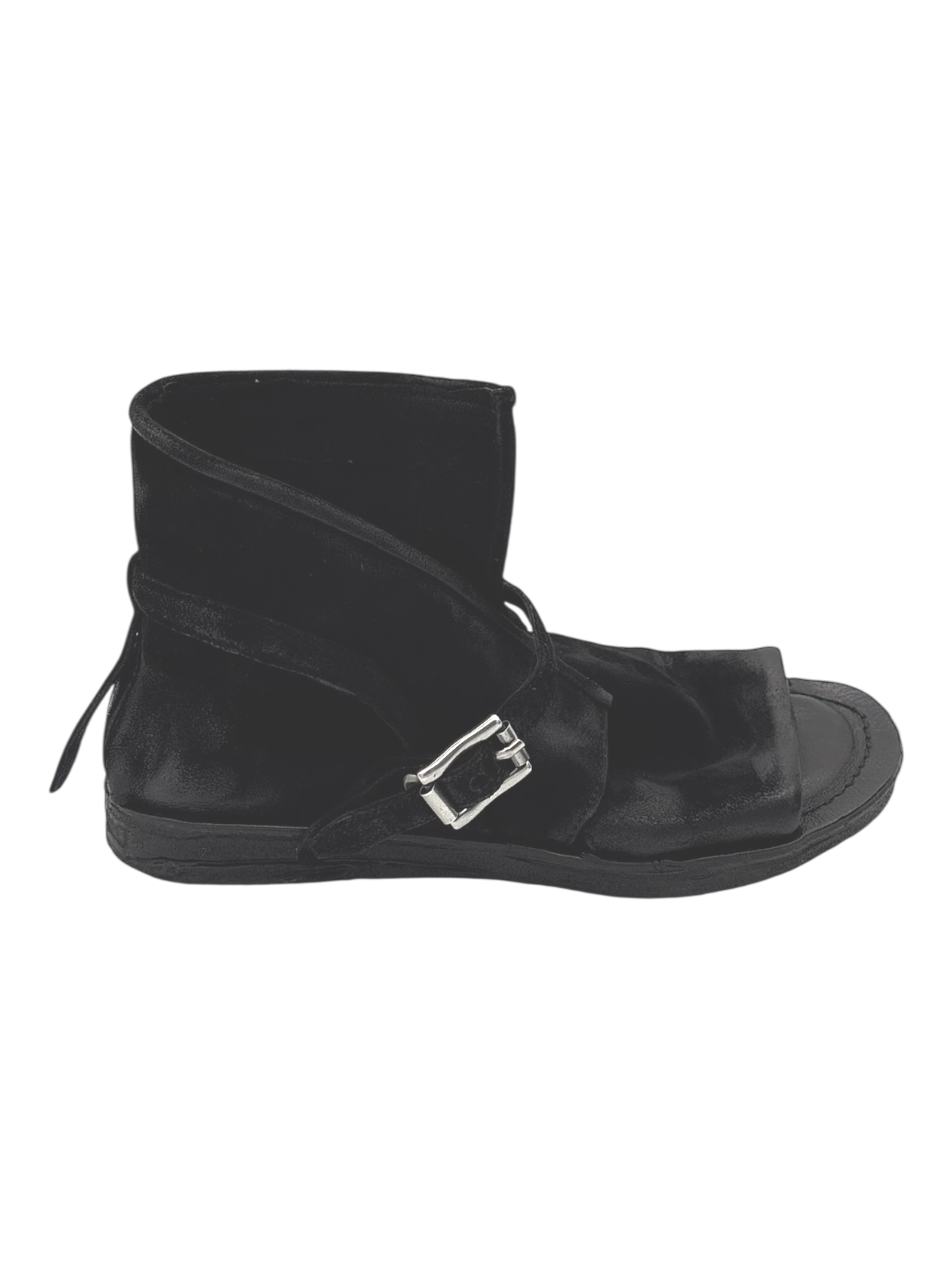 Sandalo pelle donna AS98 Black - A16030 -