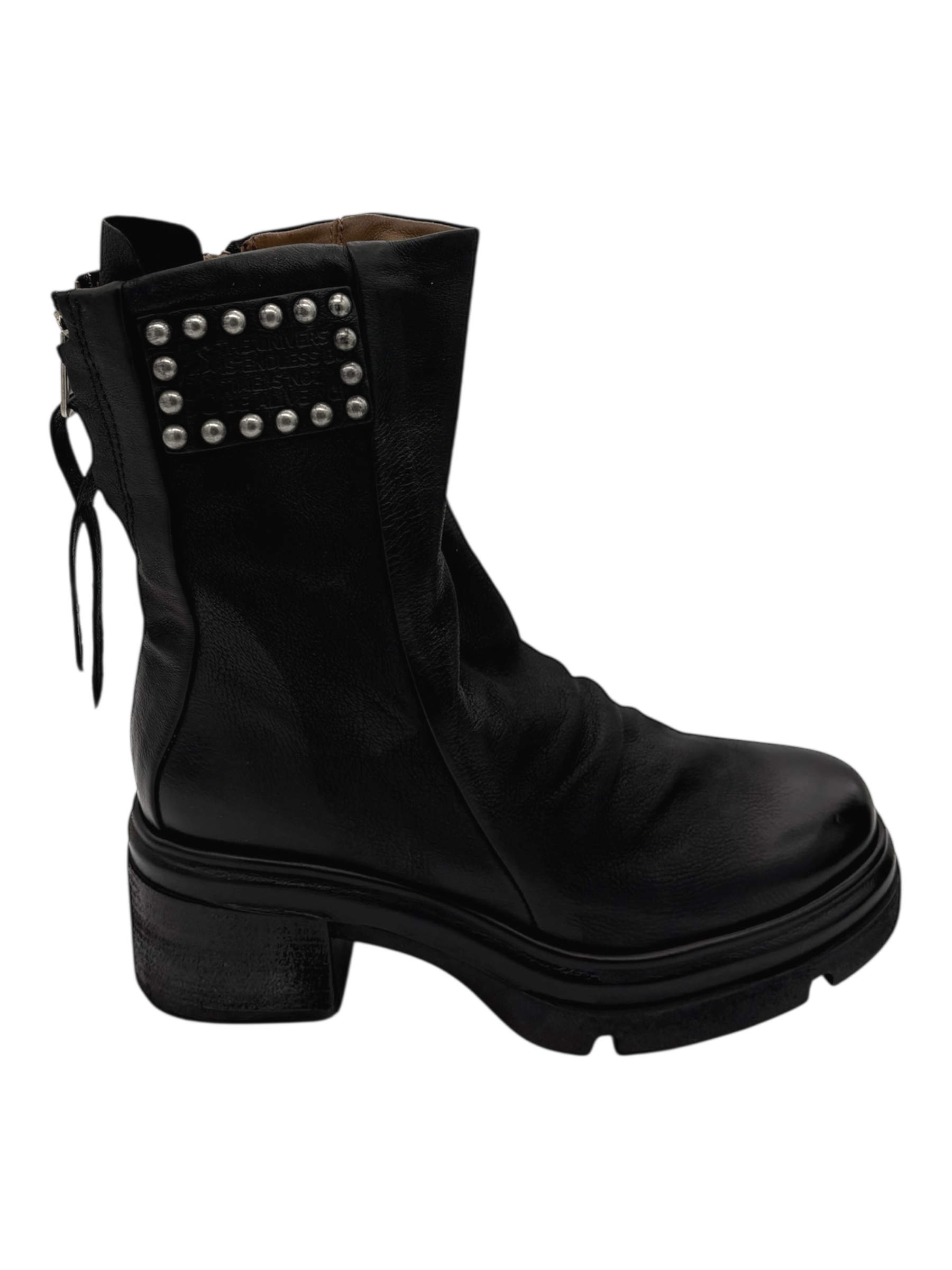 Stivaletto pelle donna AS98 Black - A89227-