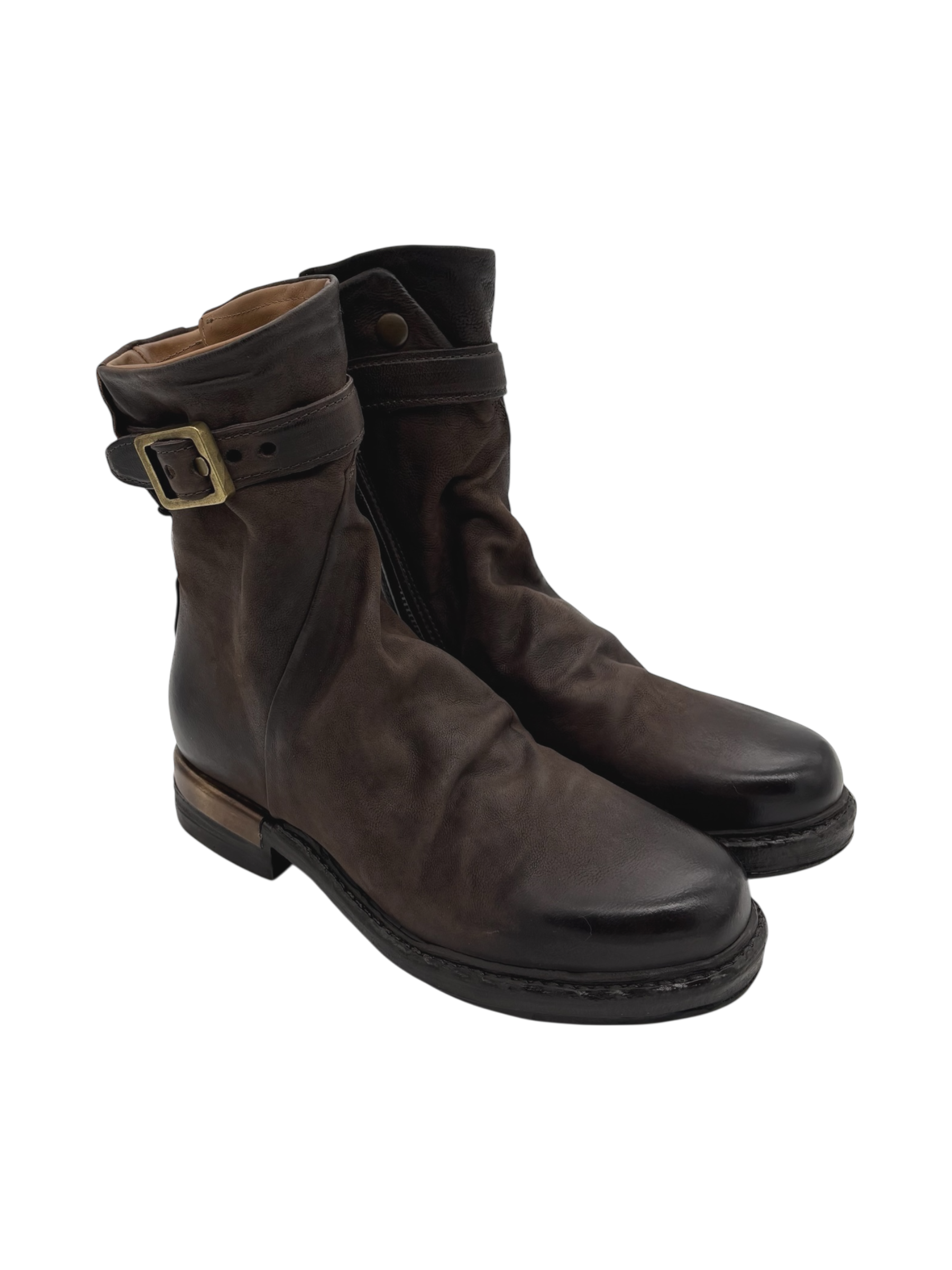 Stivaletto pelle donna AS98 Ebano - B80237-