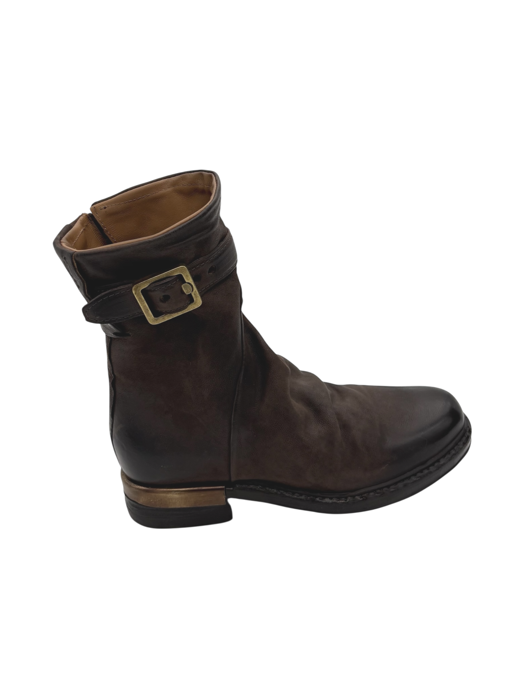 Stivaletto pelle donna AS98 Ebano - B80237-