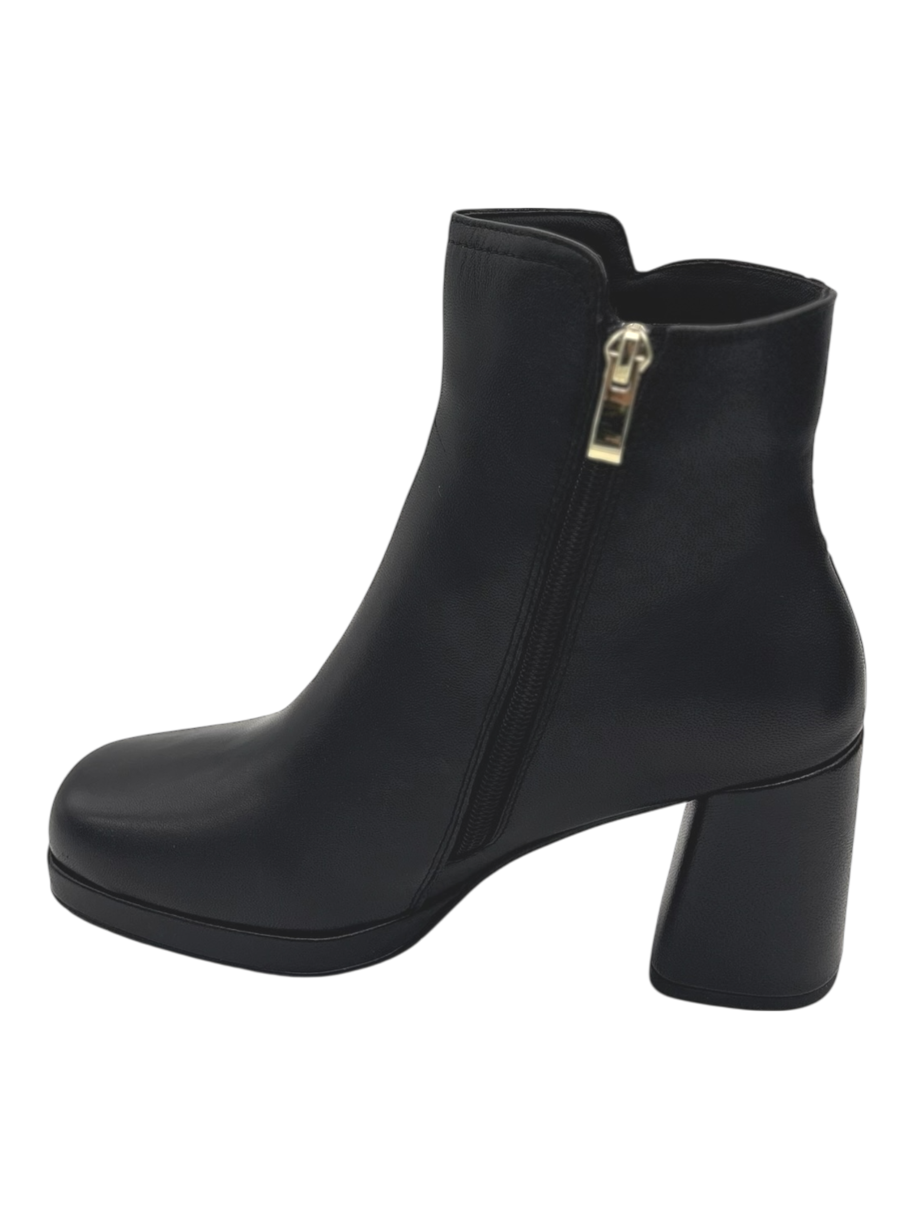 Stivaletto pelle donna BRUNO PREMI Nero -BM6901X-