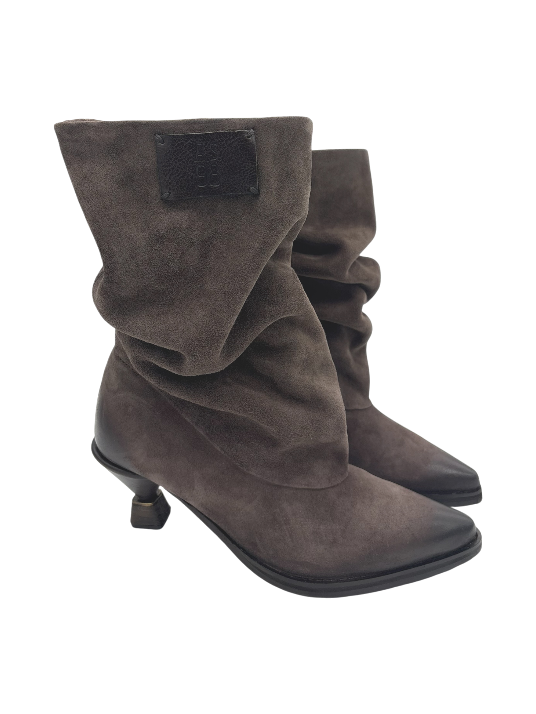 Stivaletto Donna AS98 C47201 in Pelle Ebano | Made in Italy