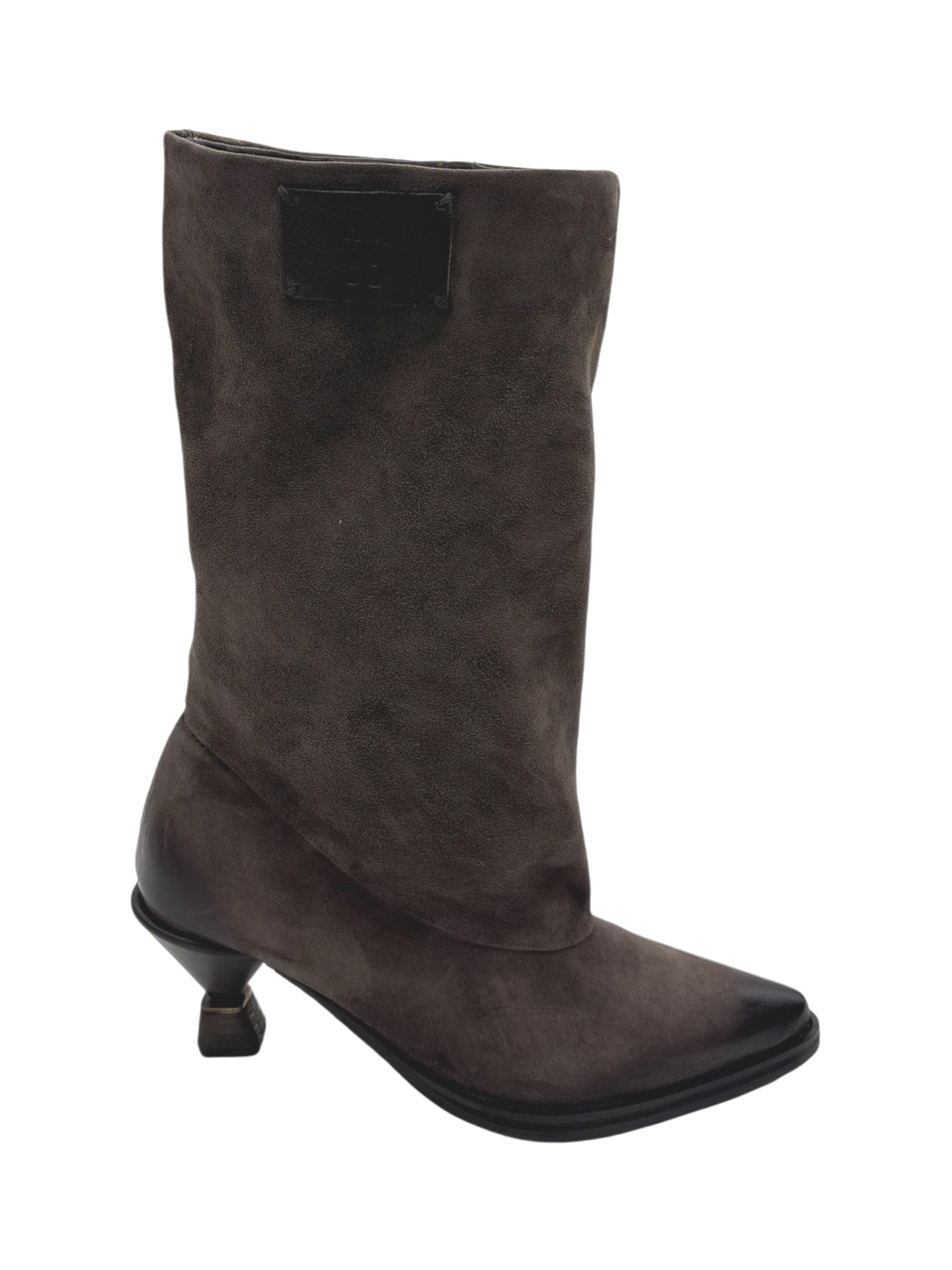 Stivaletto Donna AS98 C47201 in Pelle Ebano | Made in Italy